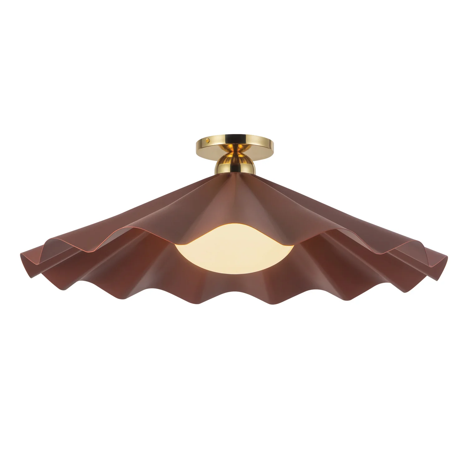 Furrow Semi Flush Mount - Image 4