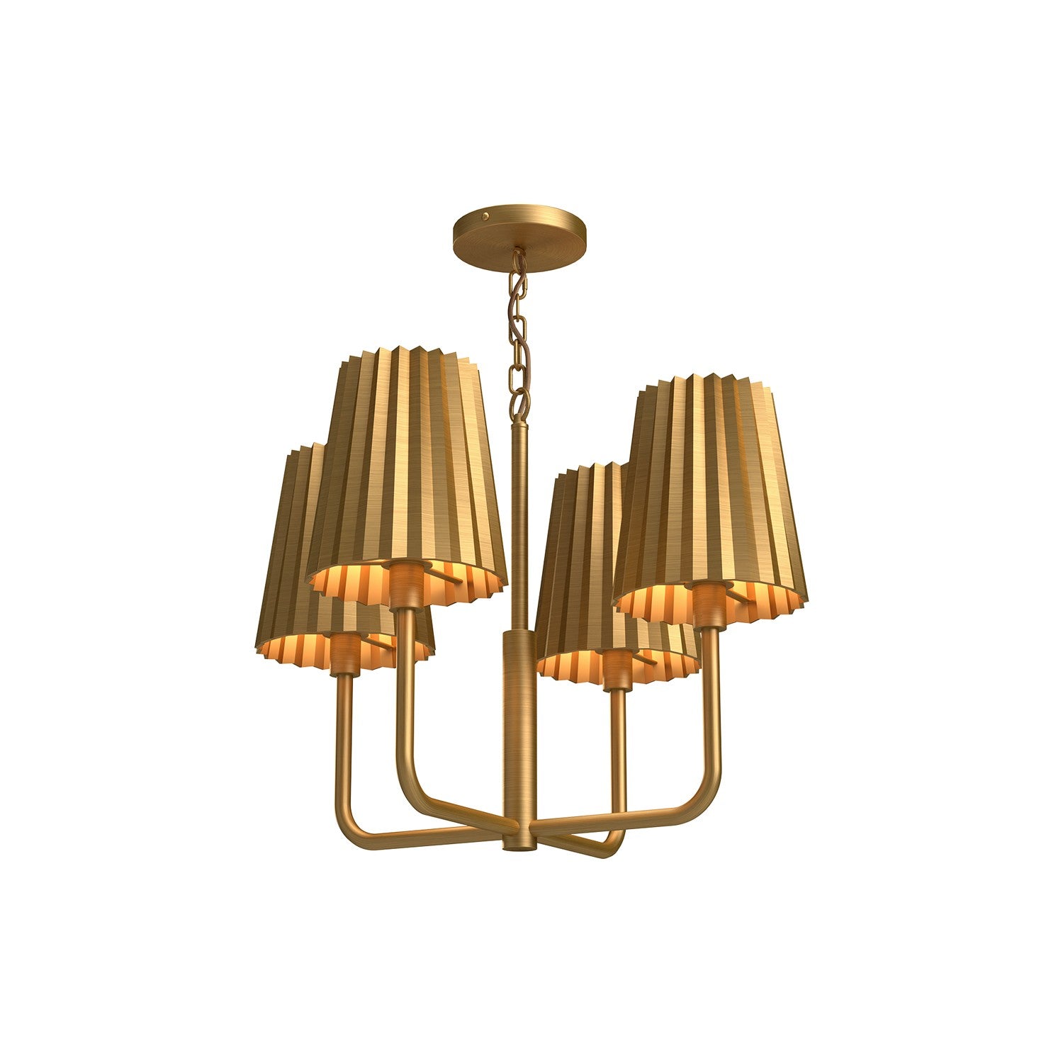 Plisse Semi Flush Mount - Image 2