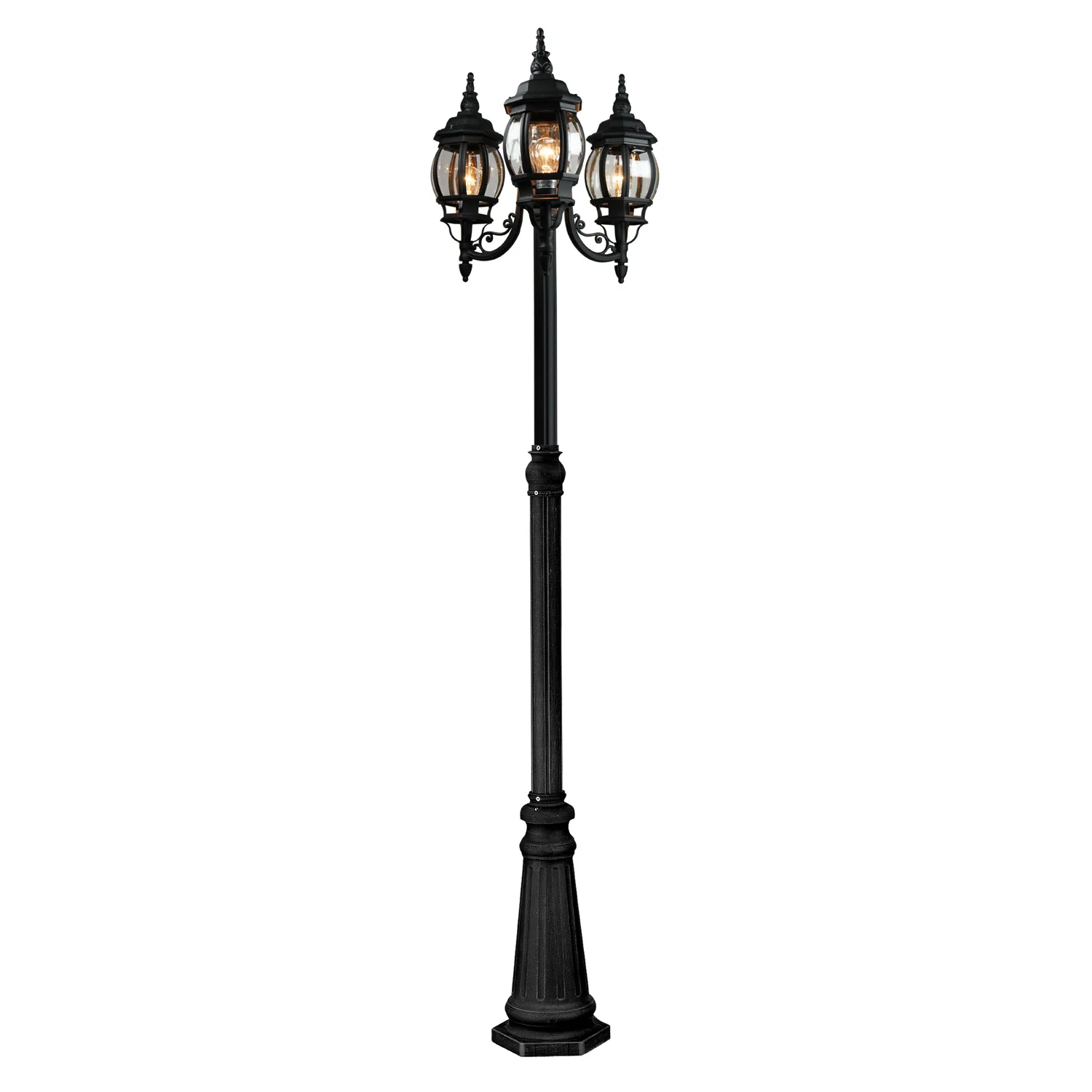 Classico Three Light Outdoor Post Mount - Image 3