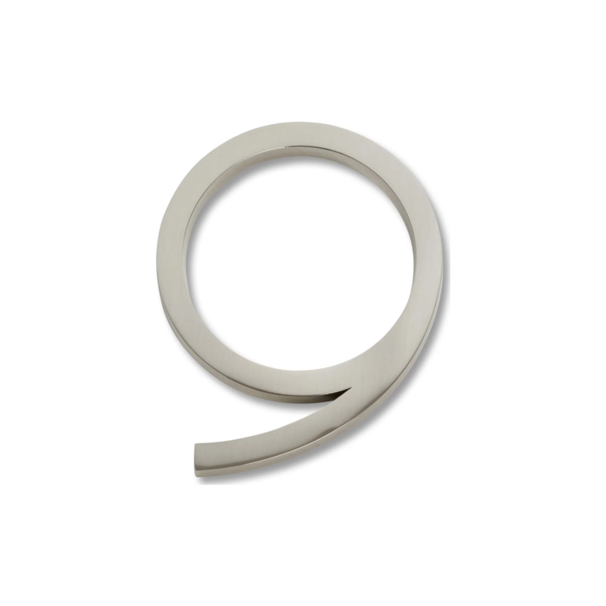 Modern Avalon 4-1/2" H House Number 9