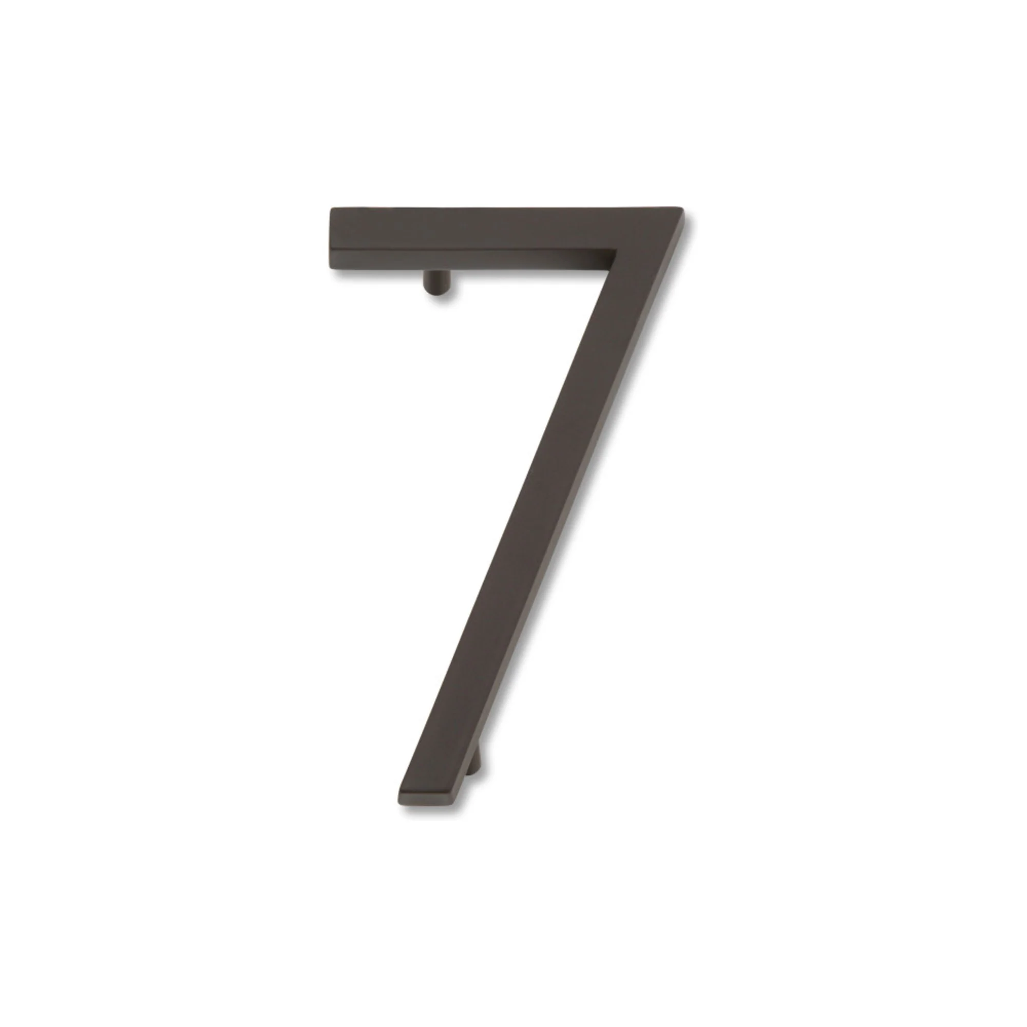 Modern Avalon 4-1/2" H Surface Mount House Number 7 - Image 2