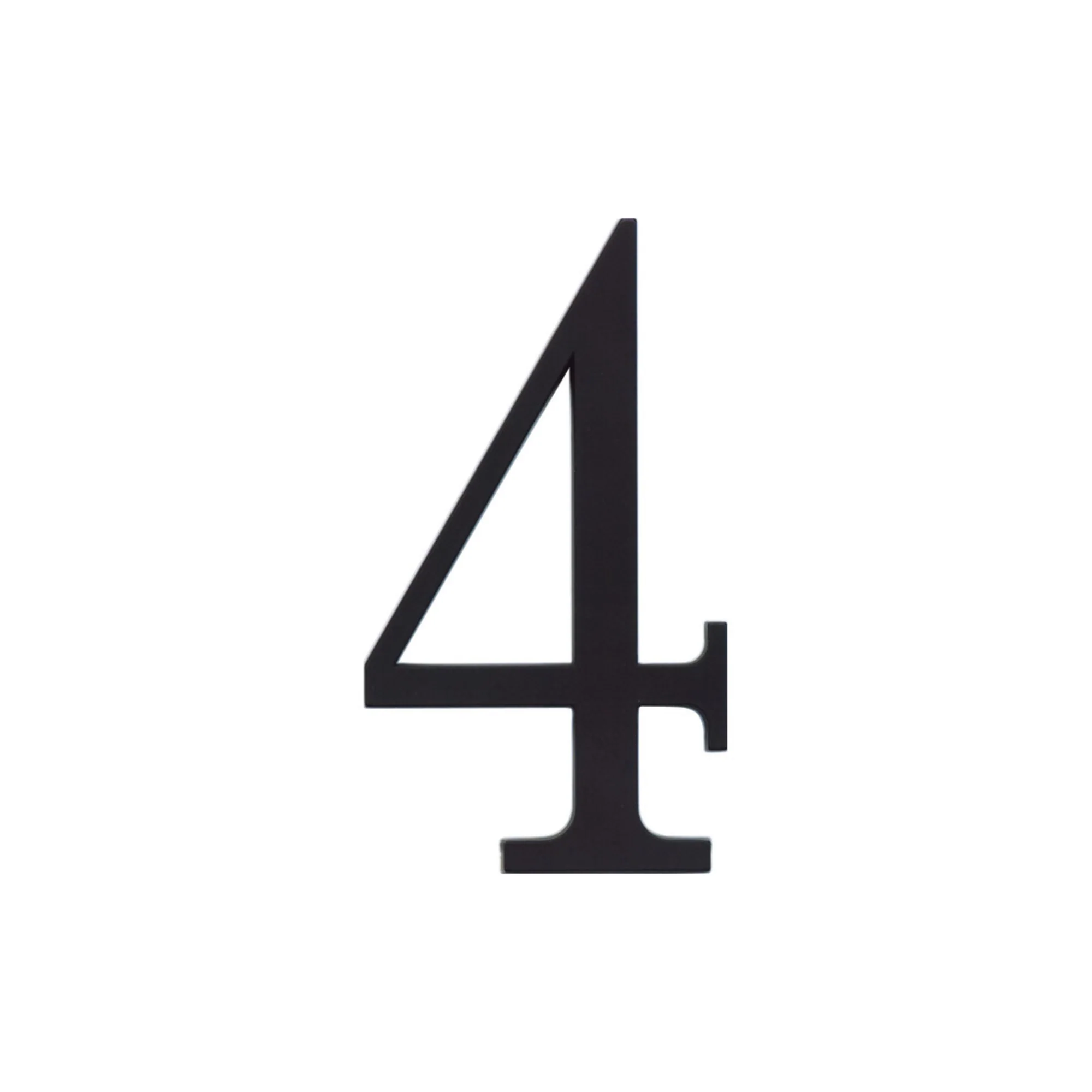 Traditionalist 6" H Floating Mount House Number 4