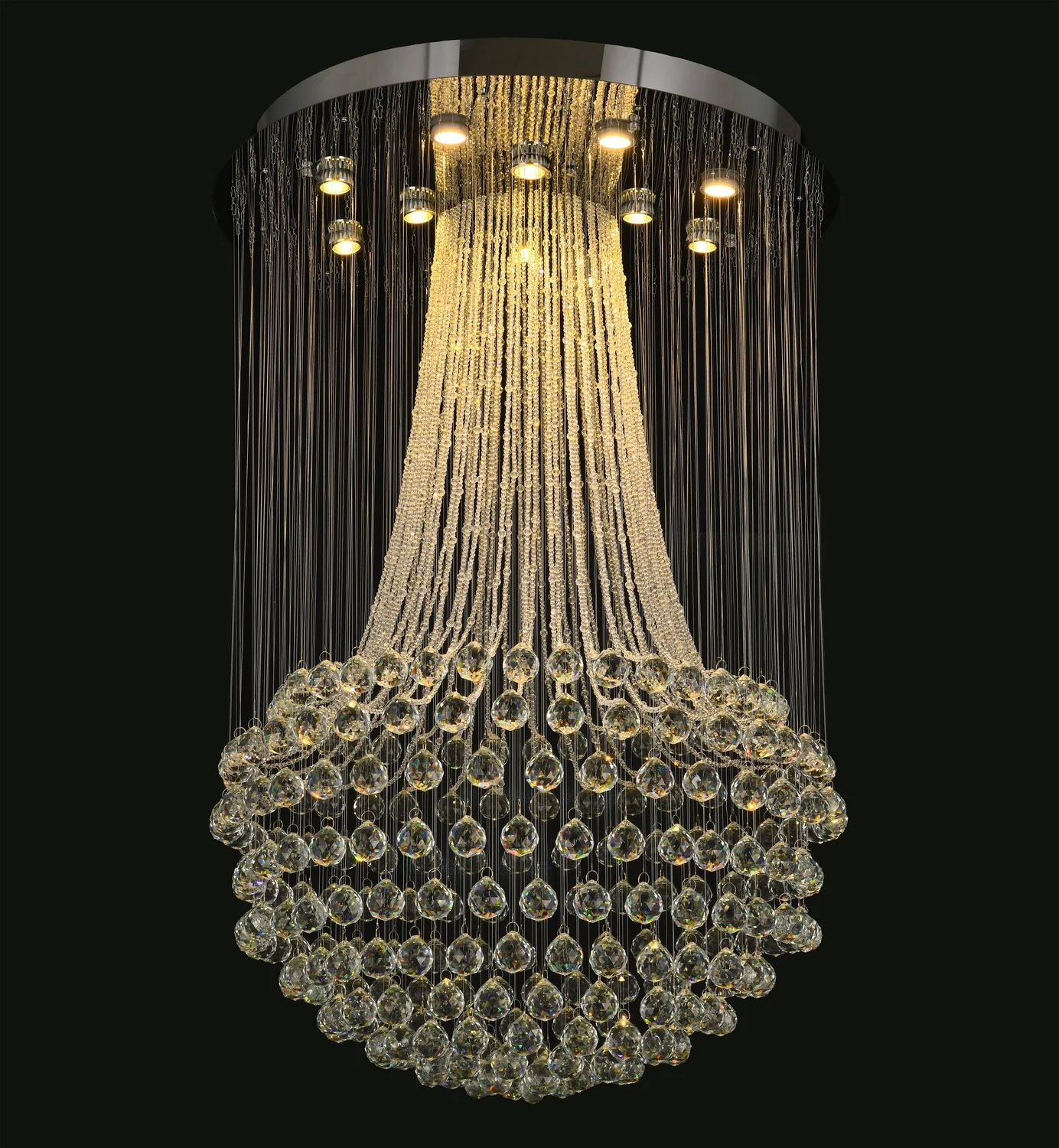 12 Light Flush Mount KM07C31CH