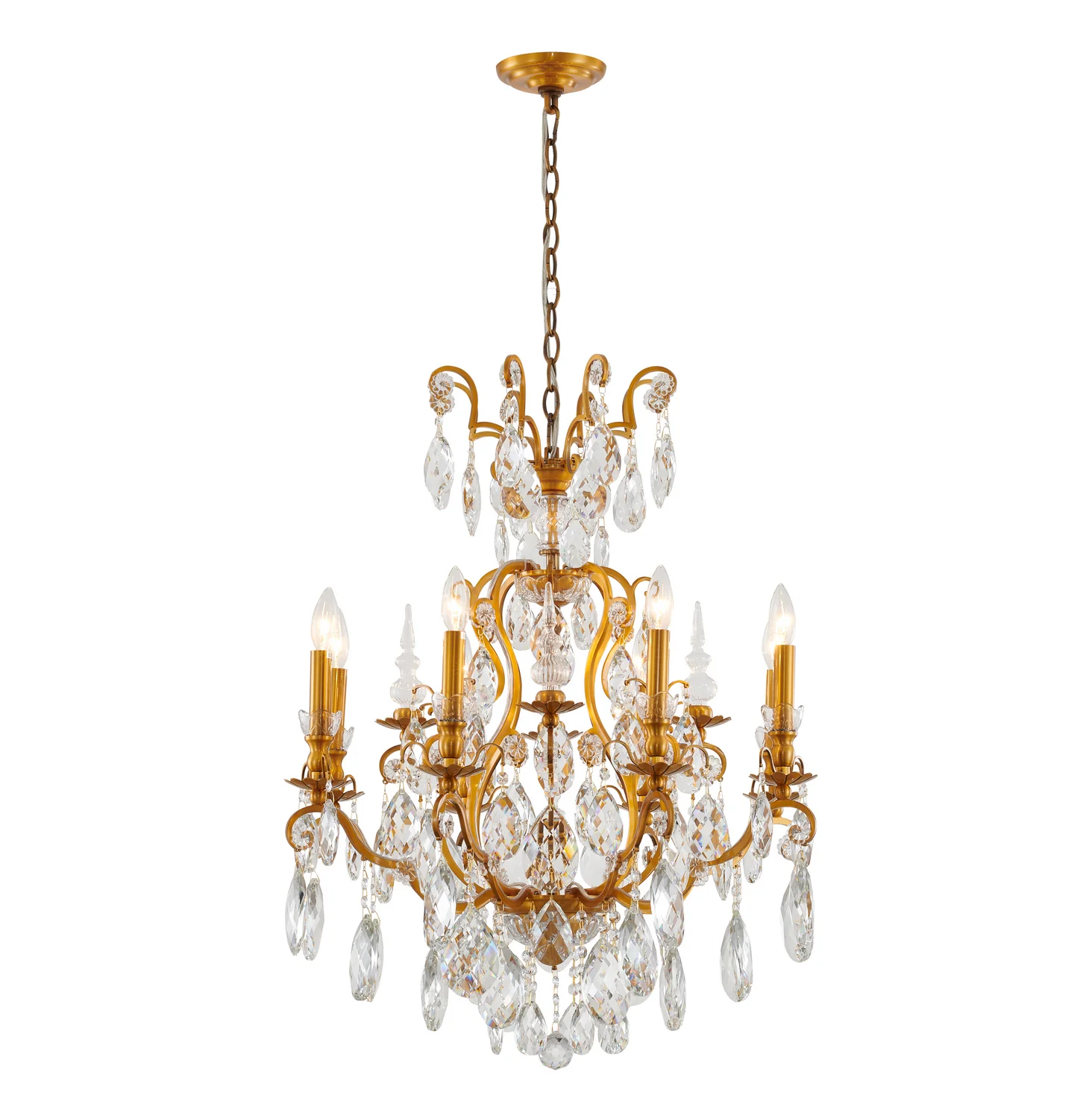 Eight Light Chandelier BET79BR