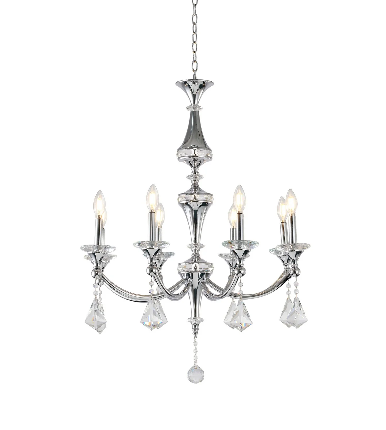 Eight Light Chandelier LA43C27CH