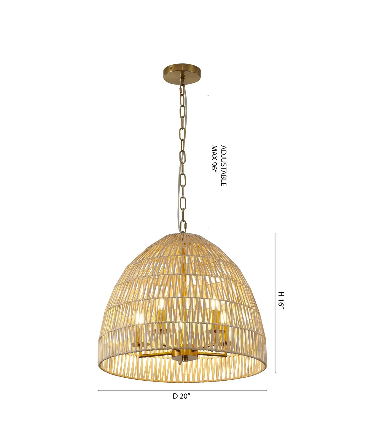 Five Light Chandelier MIA19C20BR