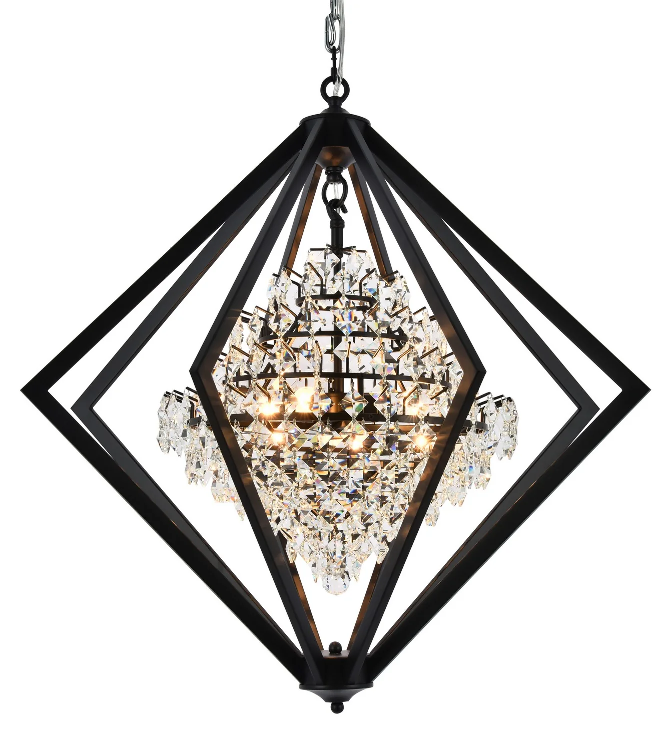 Four Light Chandelier LA15C28BLK