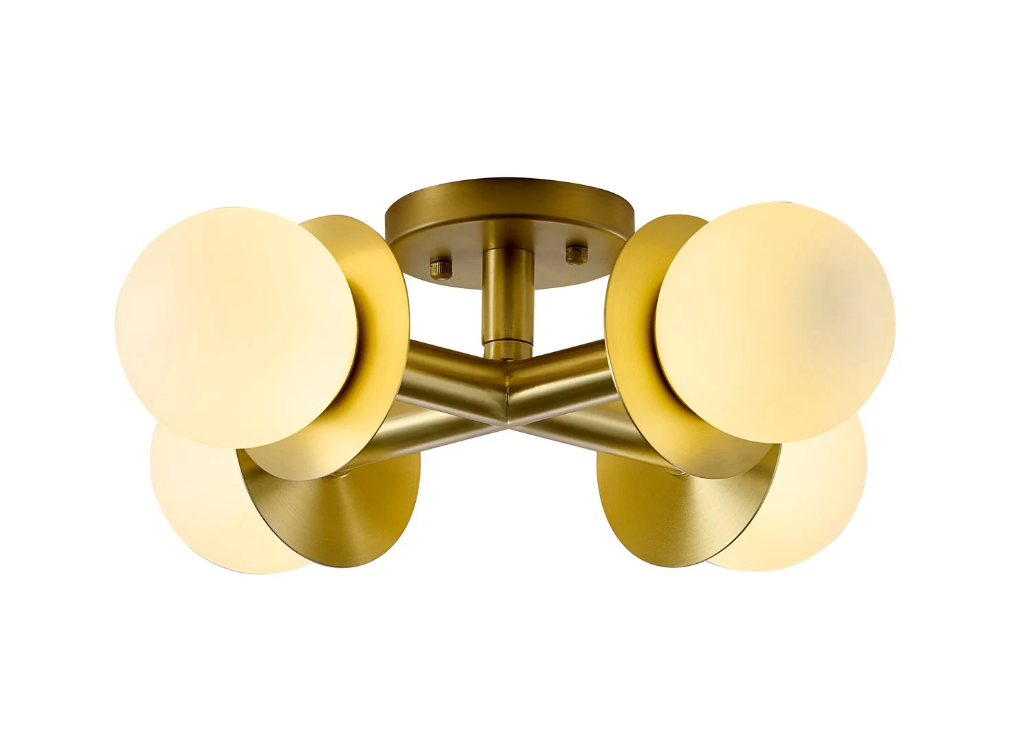 Four Light Flush Mount BLT106C18BR