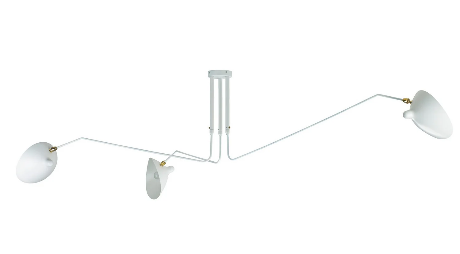 Three Light Flush Mount BEL16WH