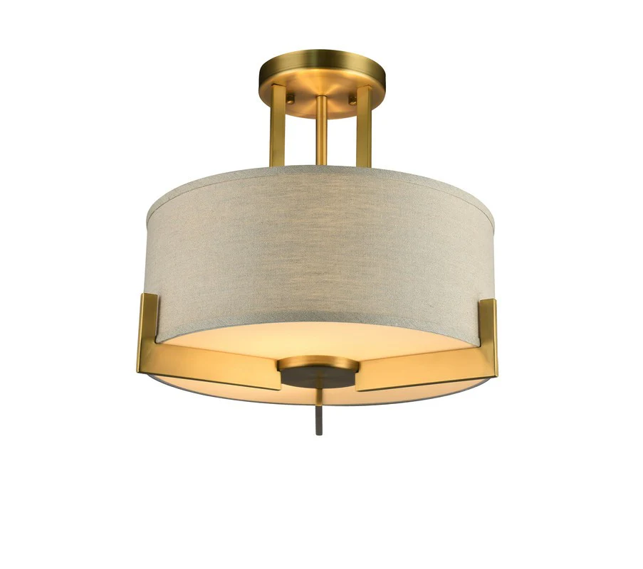Three Light Flush Mount KE2020 DR7
