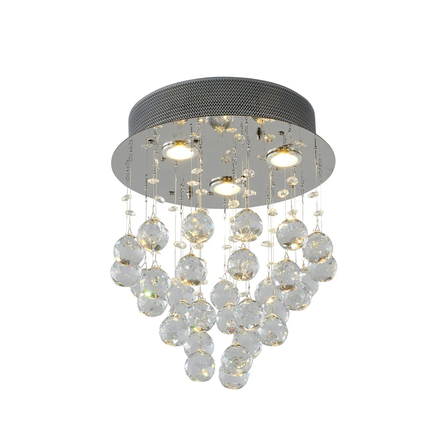 Three Light Semi Flush Mount LX03SF12CH