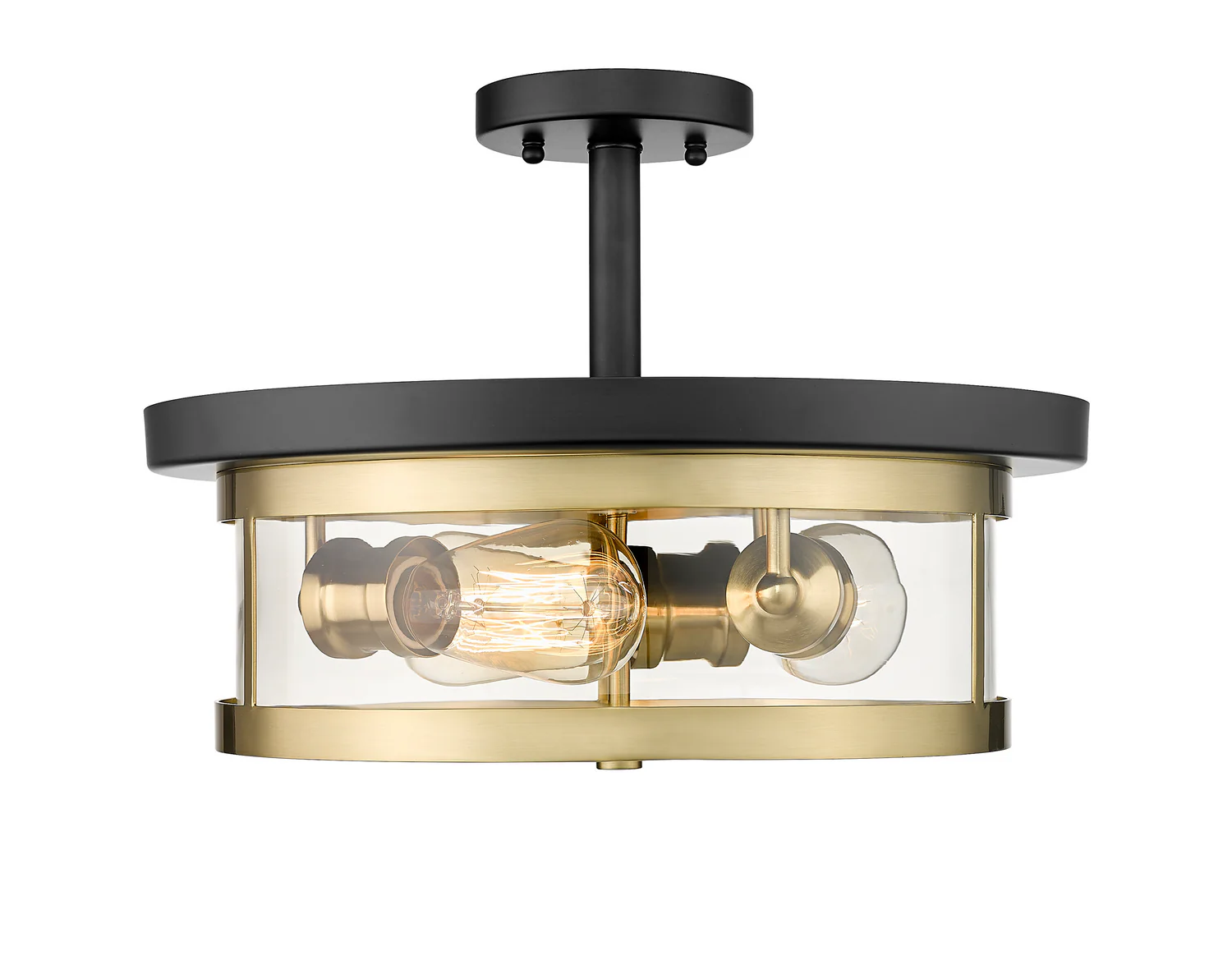 Three Light Semi Flush Mount YS22137 3SF BGD