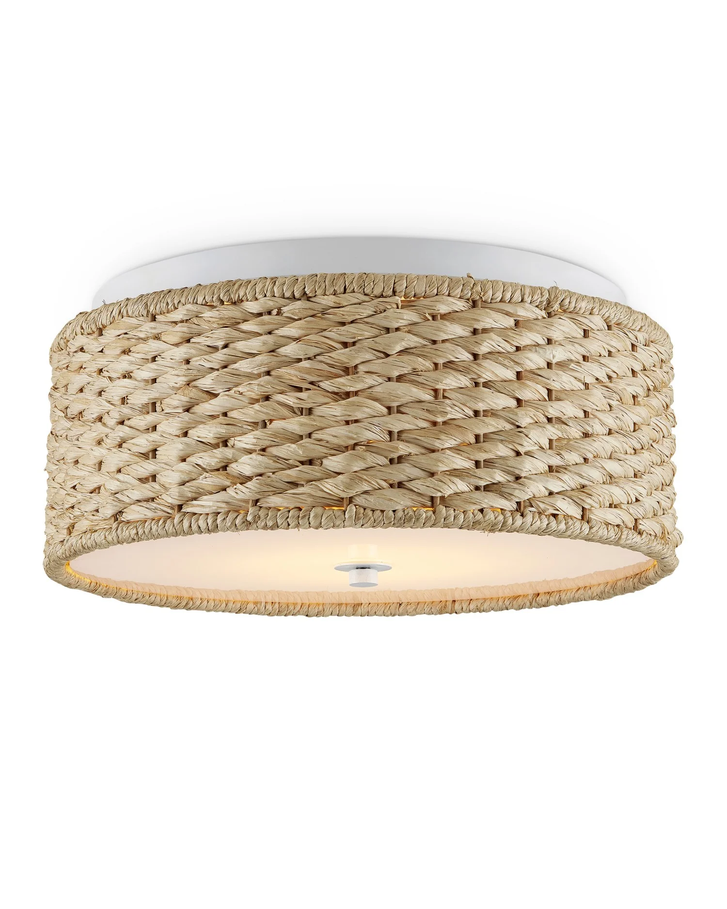 Colchester Raffia Flush Mount