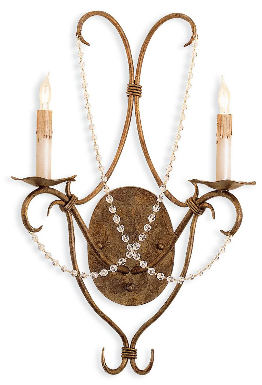 Crystal Lights Wall Sconce