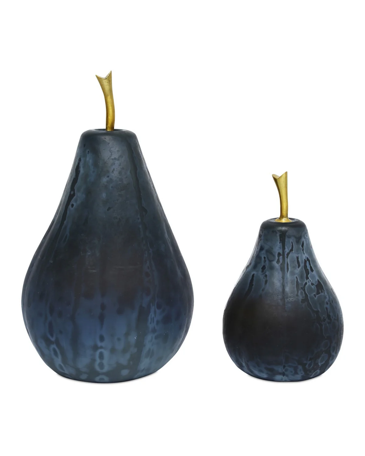 Glass Pear Set of 2