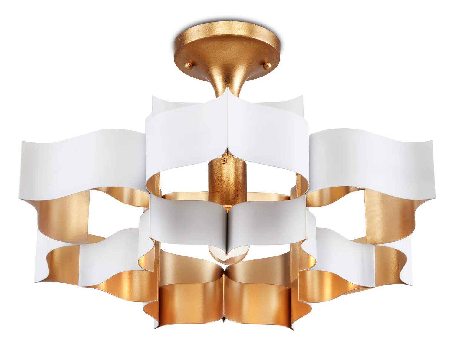 Grand Lotus Semi Flush Mount