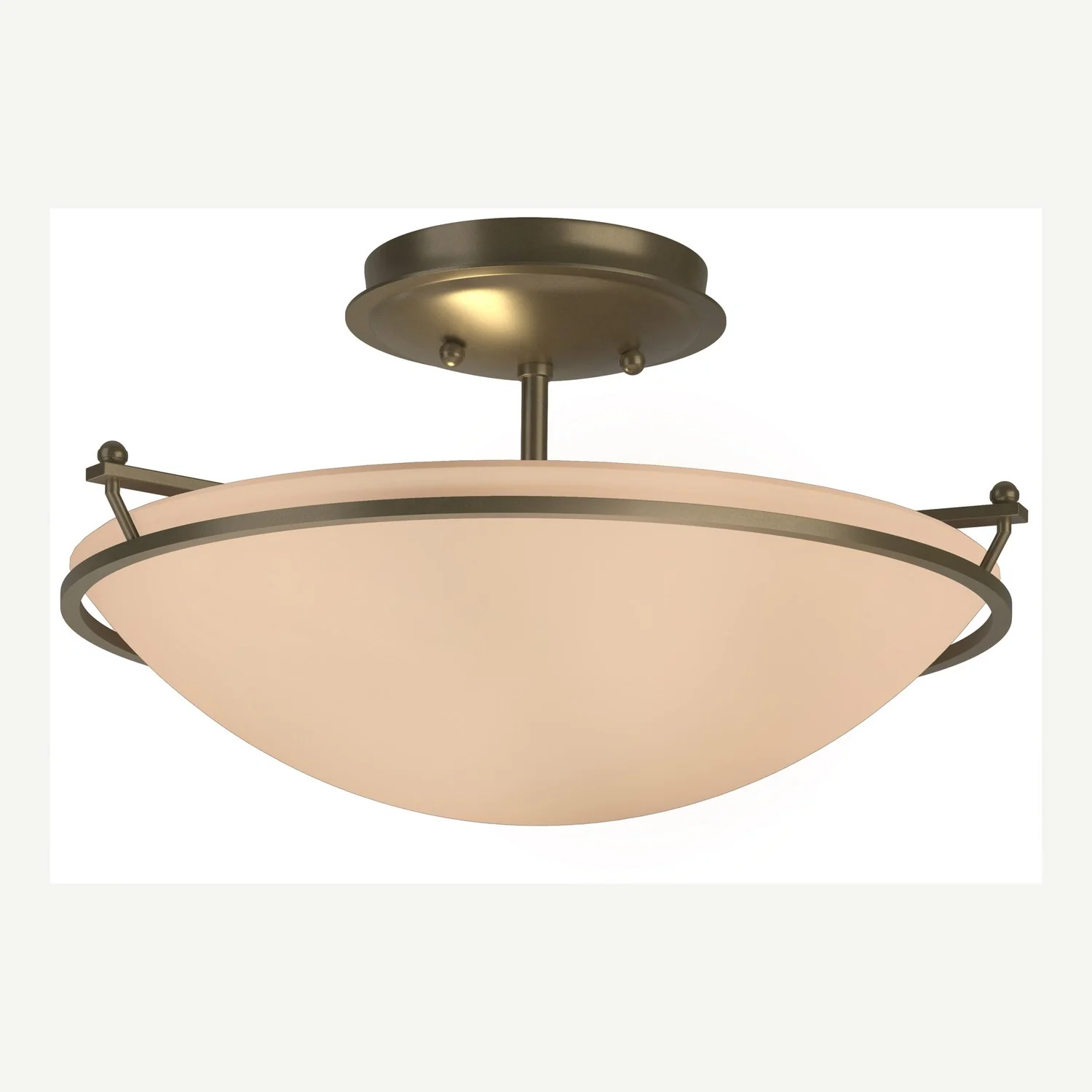 Simple Lines Semi Flush Mount