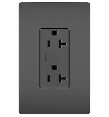 Spec Grade 20A Tamper Resistant Receptacles TR26352RBK