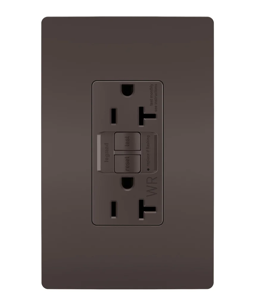 Tamper Resistant Weather Resistant 20A Duplex Self Test GFCI Receptacles with SafeLock Protection 2097TRWR