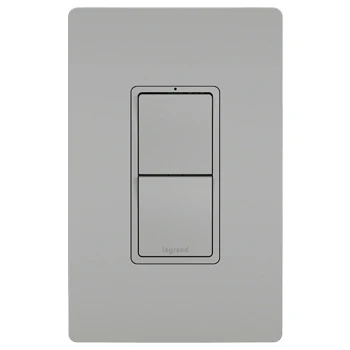 Two Single Pole 3 Way Switches RCD33GRY