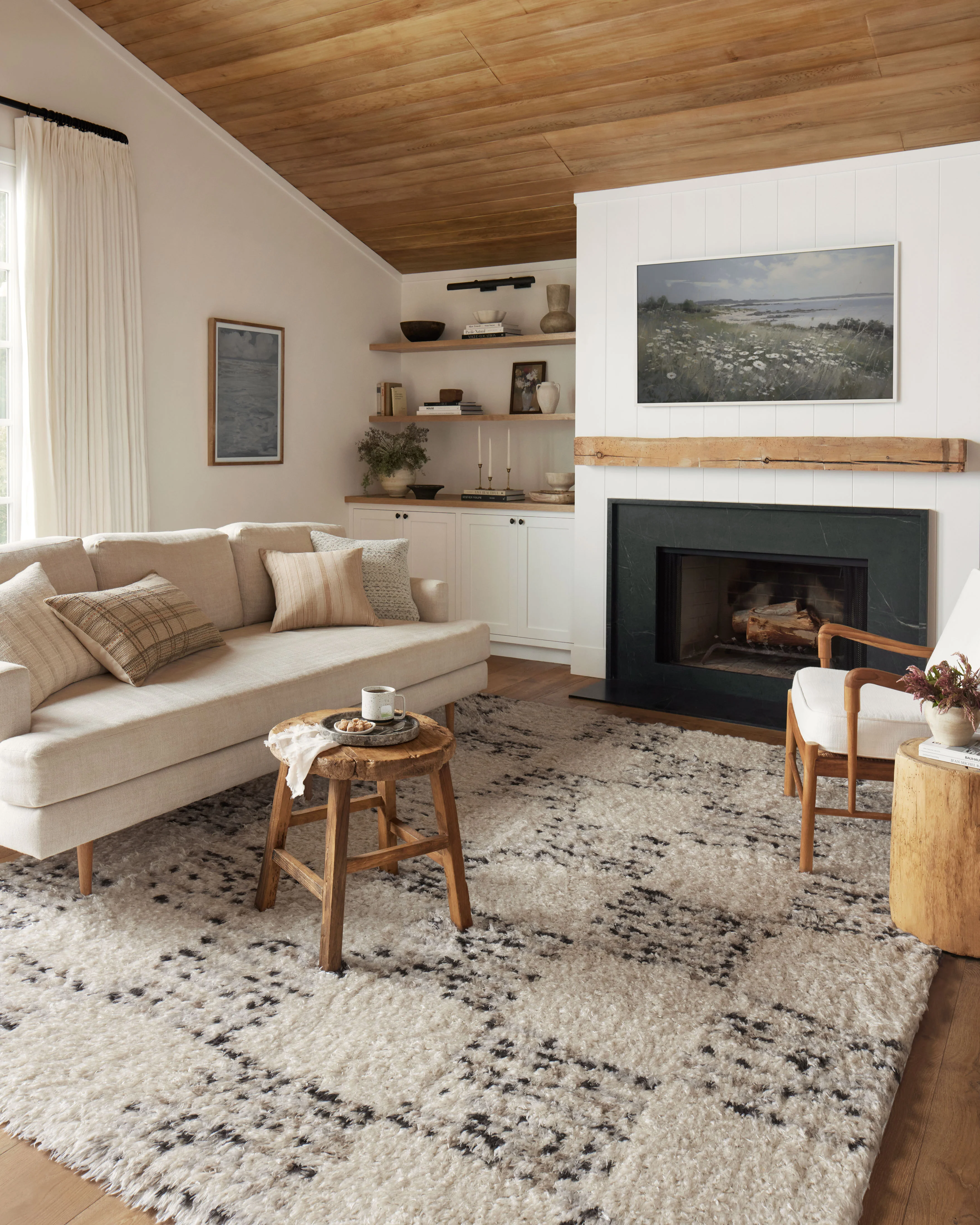 Amira Ivory / Granite Rug (AMI-01) - Image 2