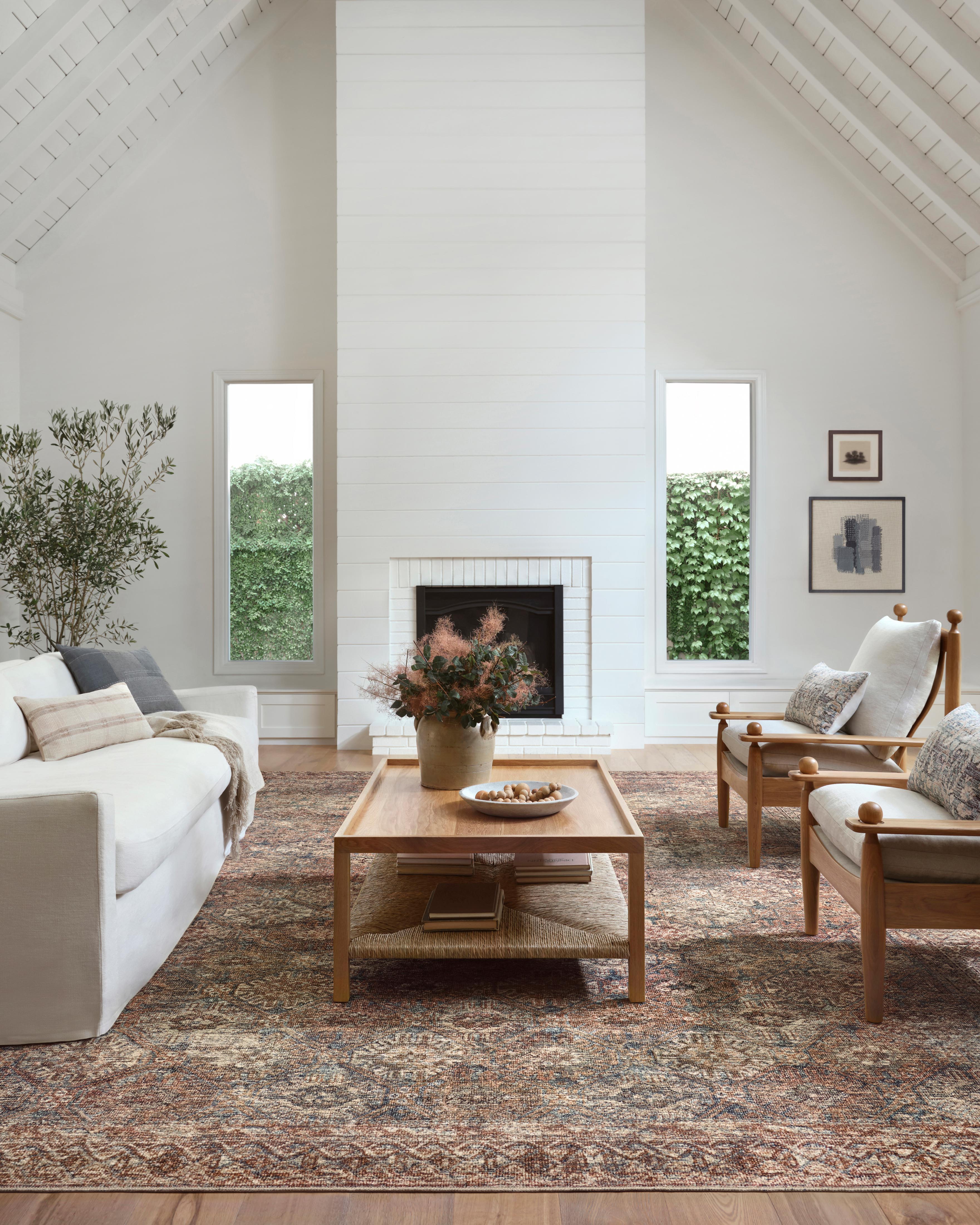 Billie Aqua / Rust Rug (BIL-04) - Image 2