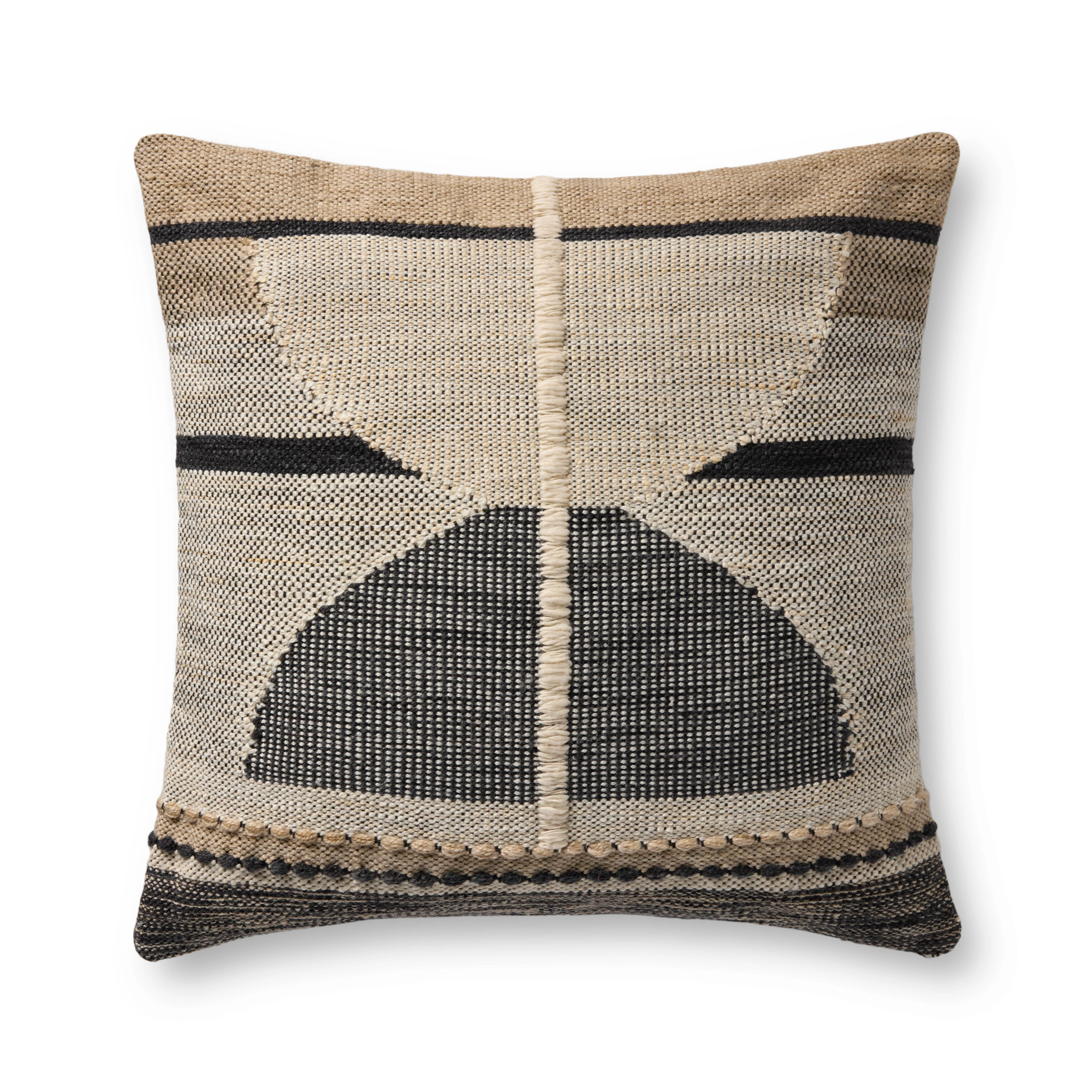 Black / Ivory Pillow (PLL0186)