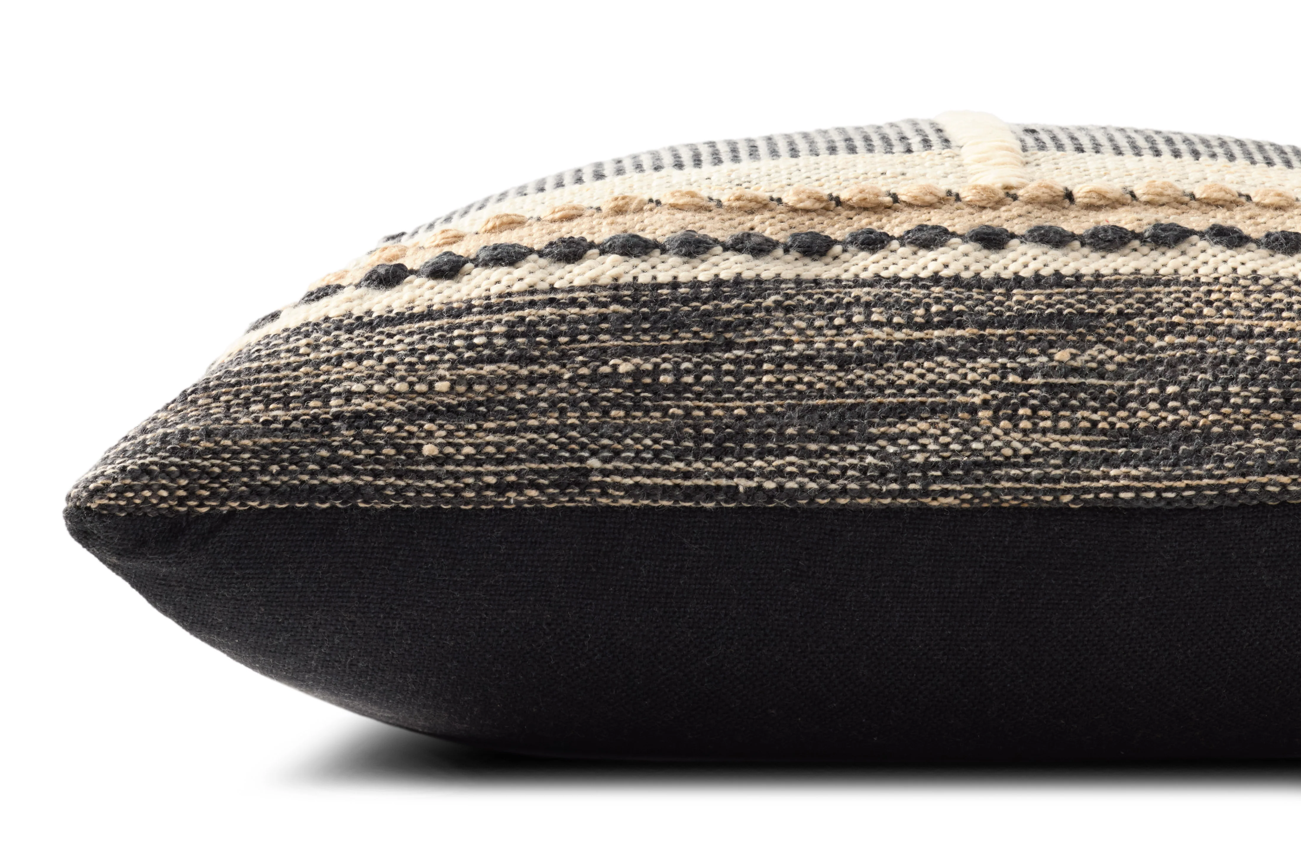 Black / Ivory Pillow (PLL0186) - Image 2