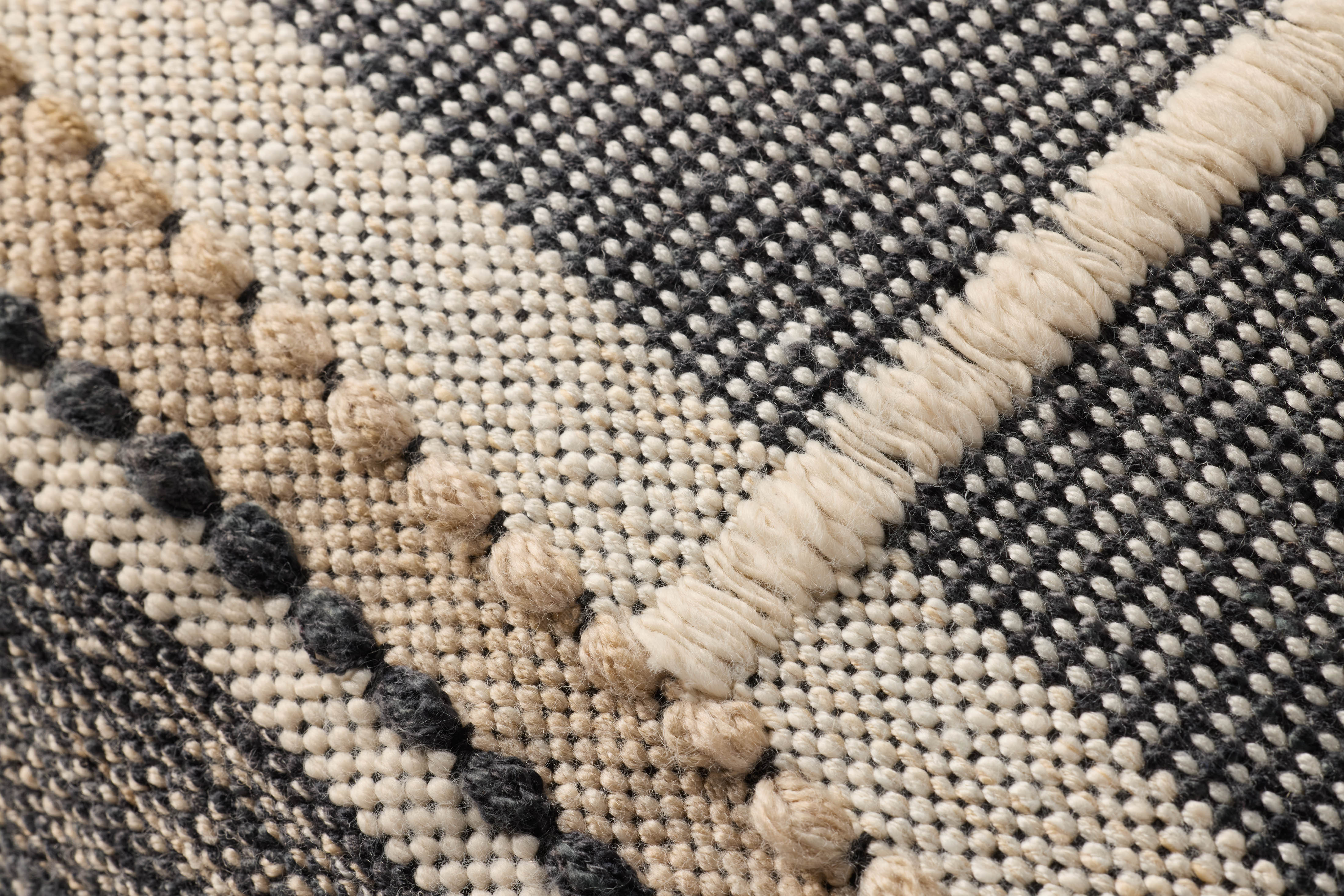 Black / Ivory Pillow (PLL0186) - Image 3
