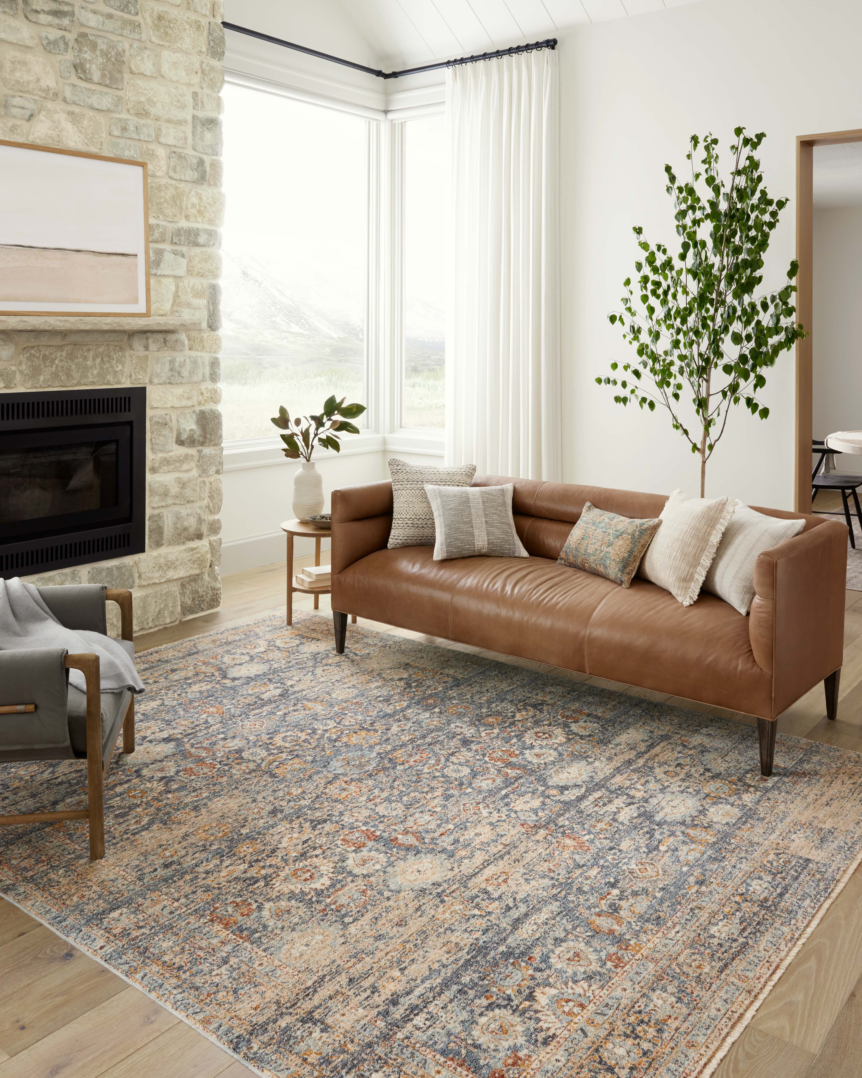 Blake Navy / Multi Rug (BLA-07) - Image 2