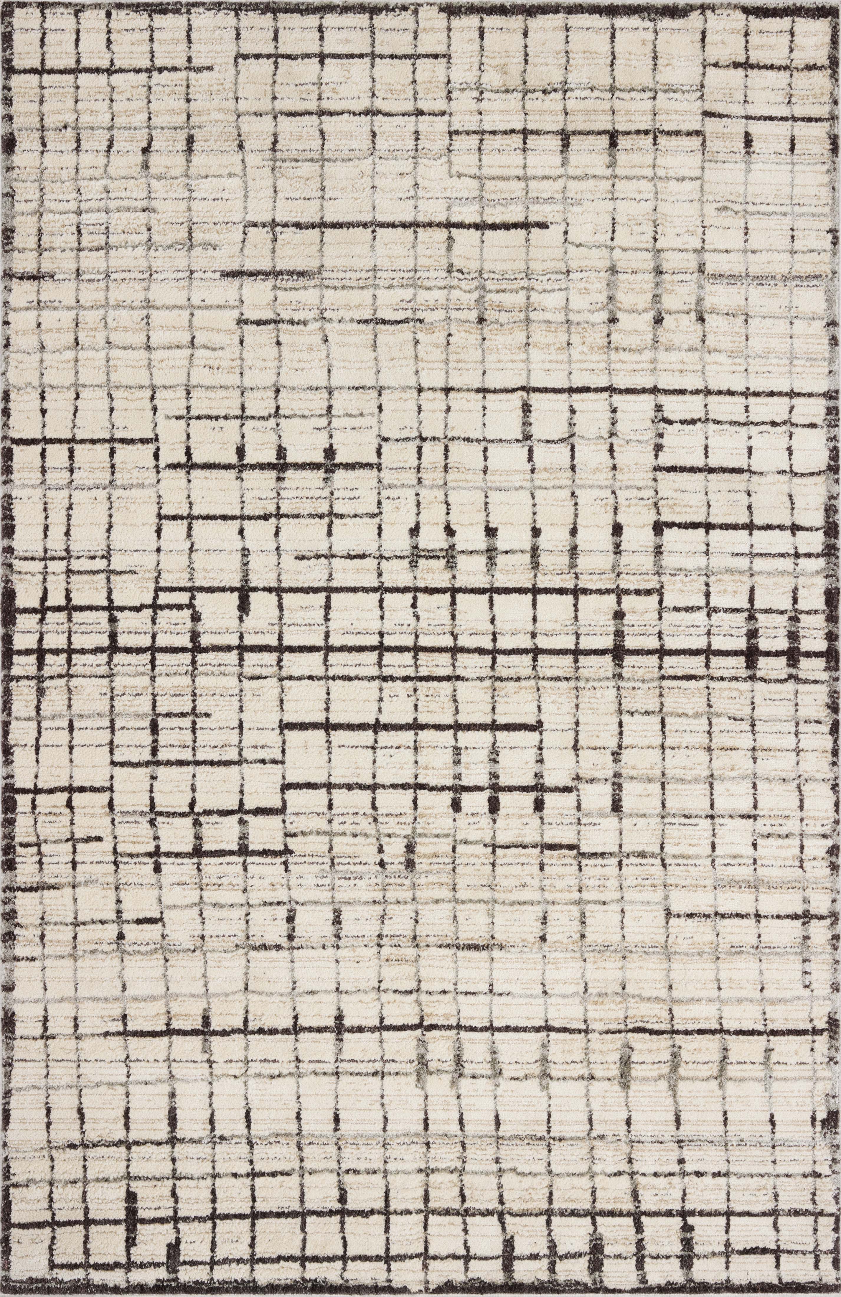 Bleecker Ivory / Charcoal Rug (BLE-01)