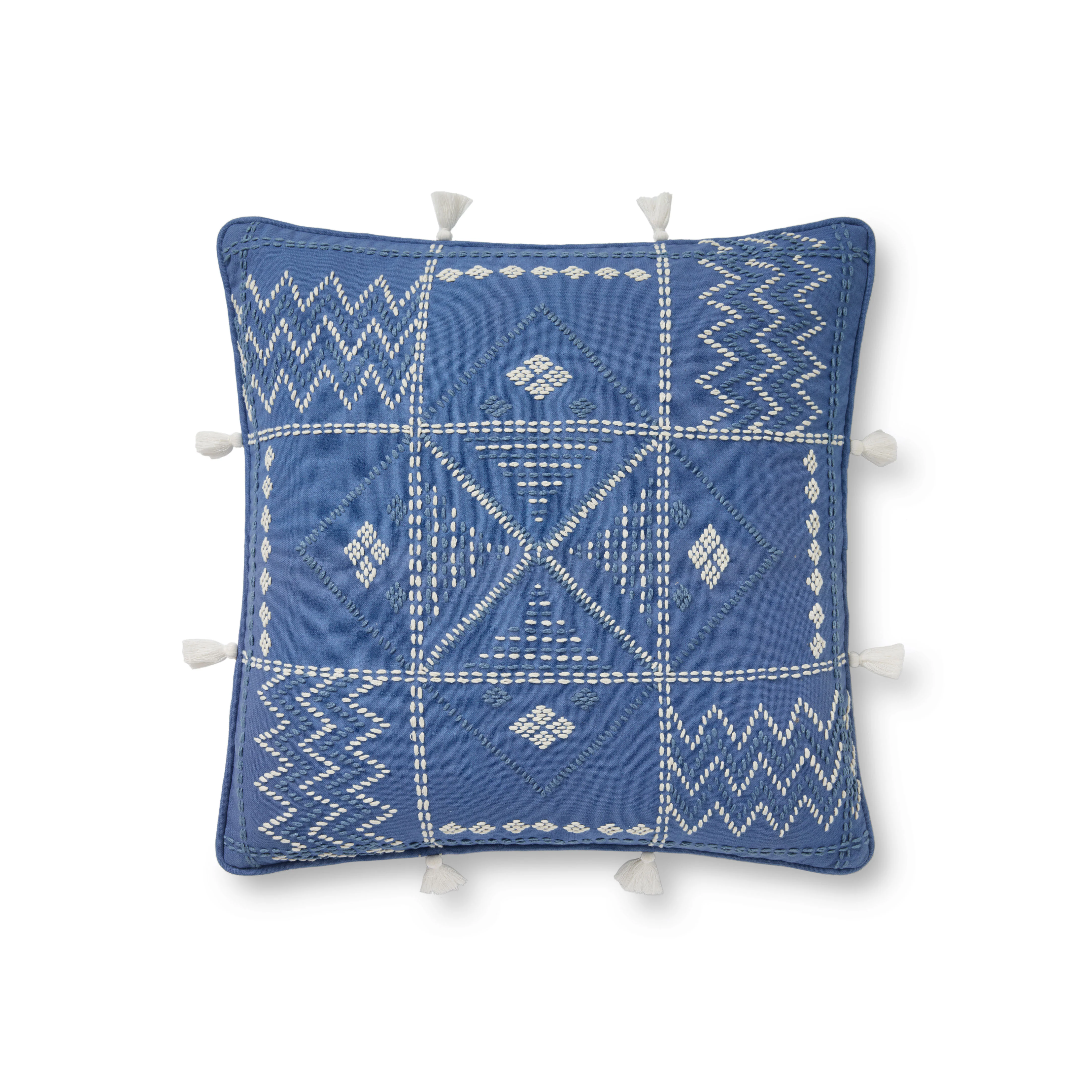Blue / Ivory Pillow (PLL0049)