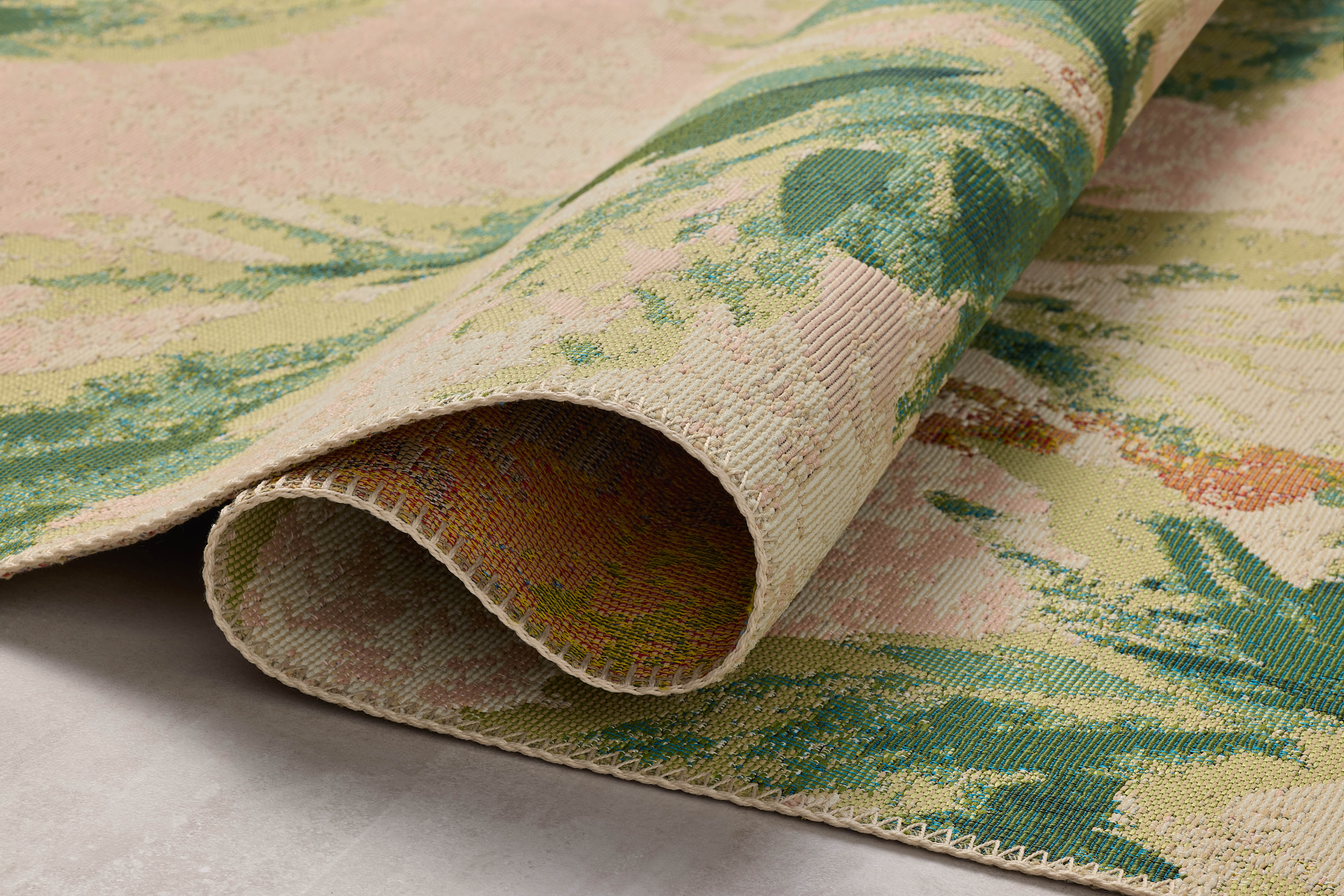 Botanical Clay / Green Rug (BOT-04) - Image 3