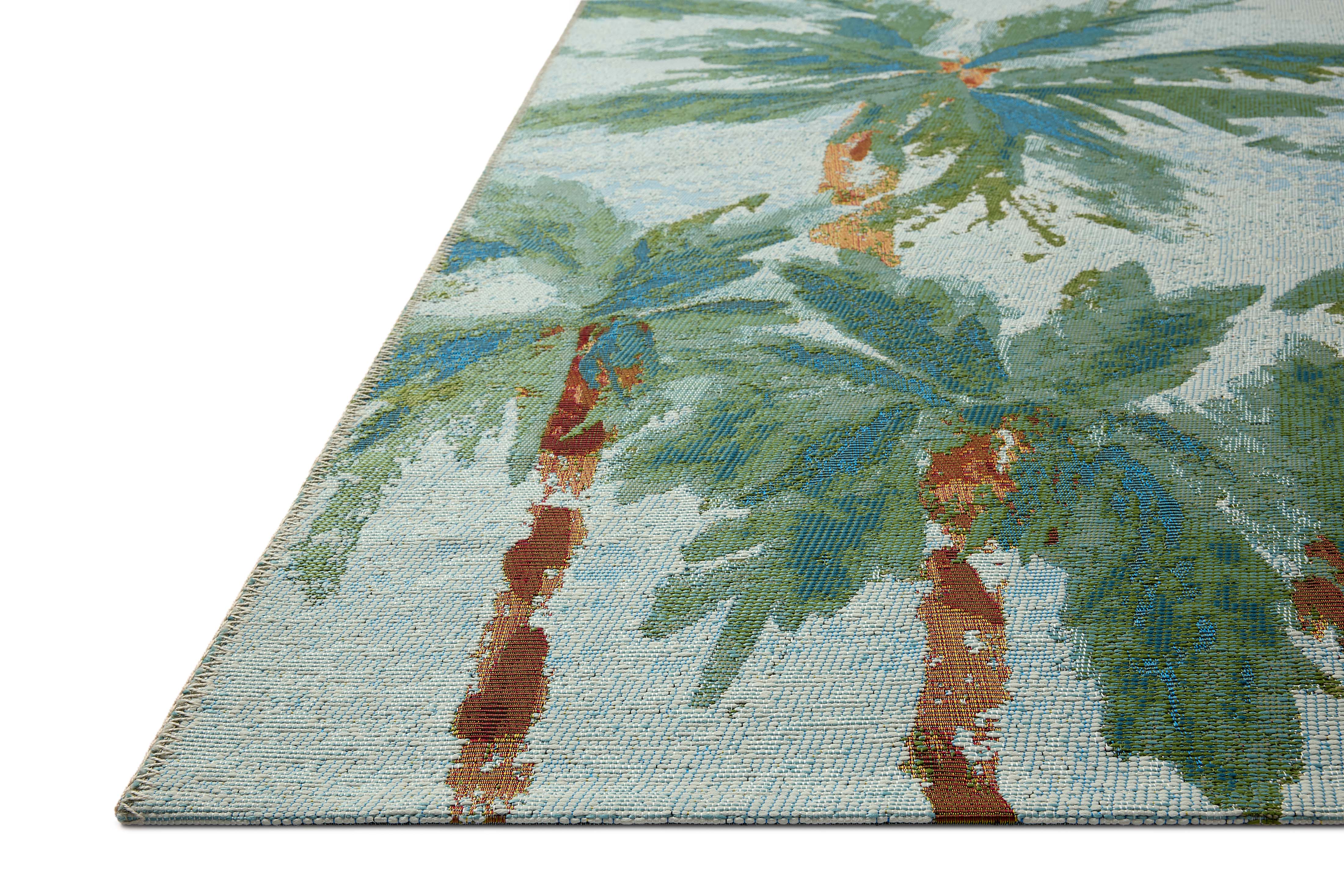 Botanical Sky / Green Rug (BOT-04) - Image 2
