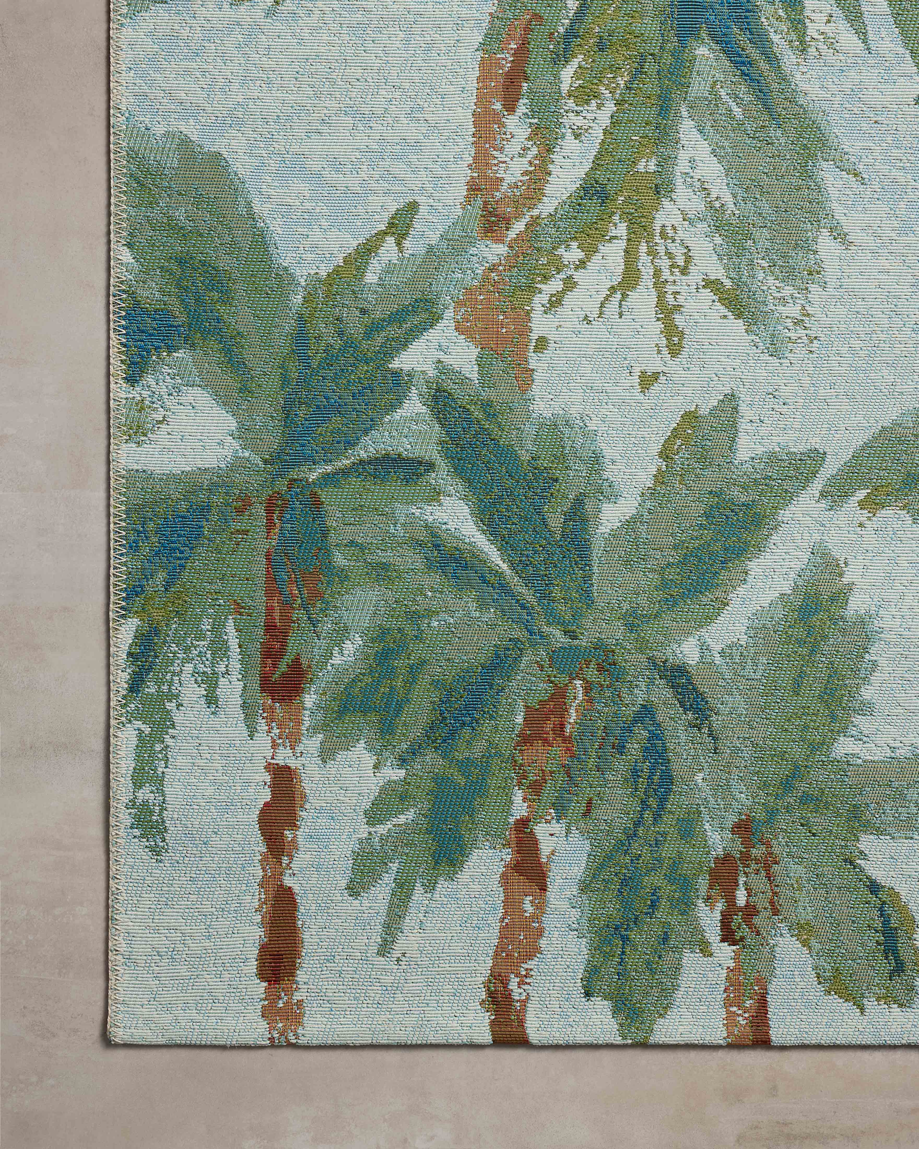 Botanical Sky / Green Rug (BOT-04) - Image 4