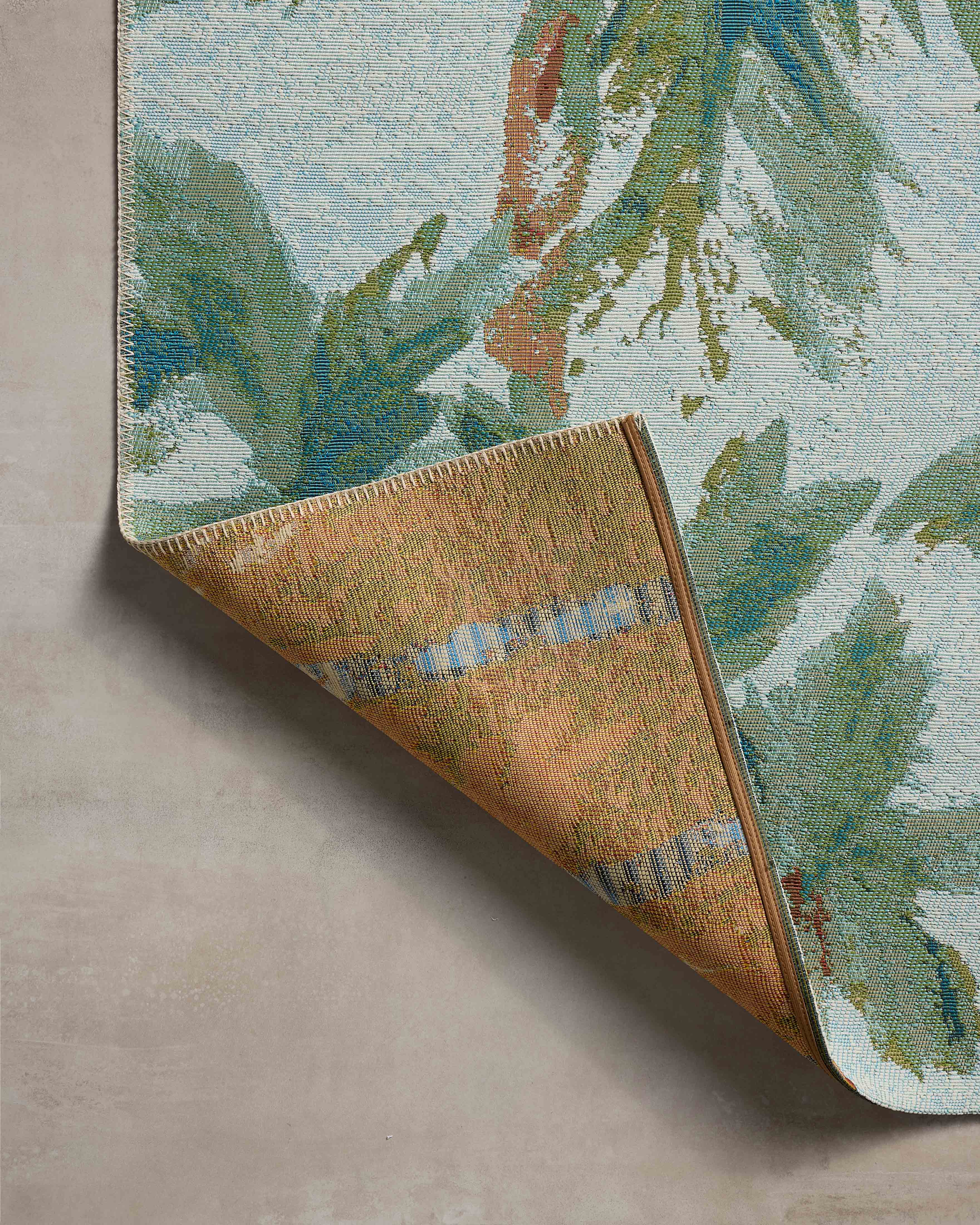 Botanical Sky / Green Rug (BOT-04) - Image 5