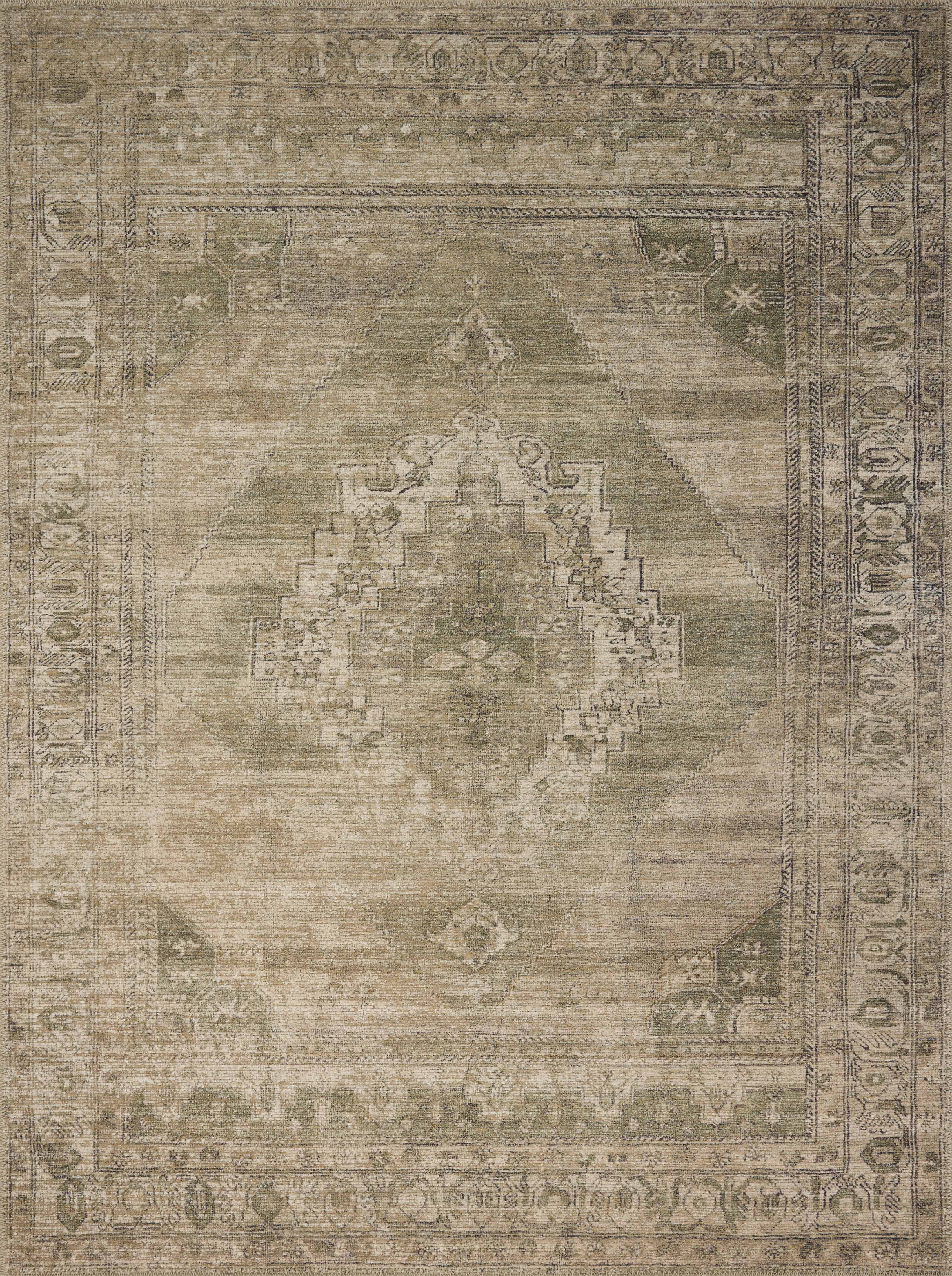 Cambria Sand / Olive Rug (CBR-03)