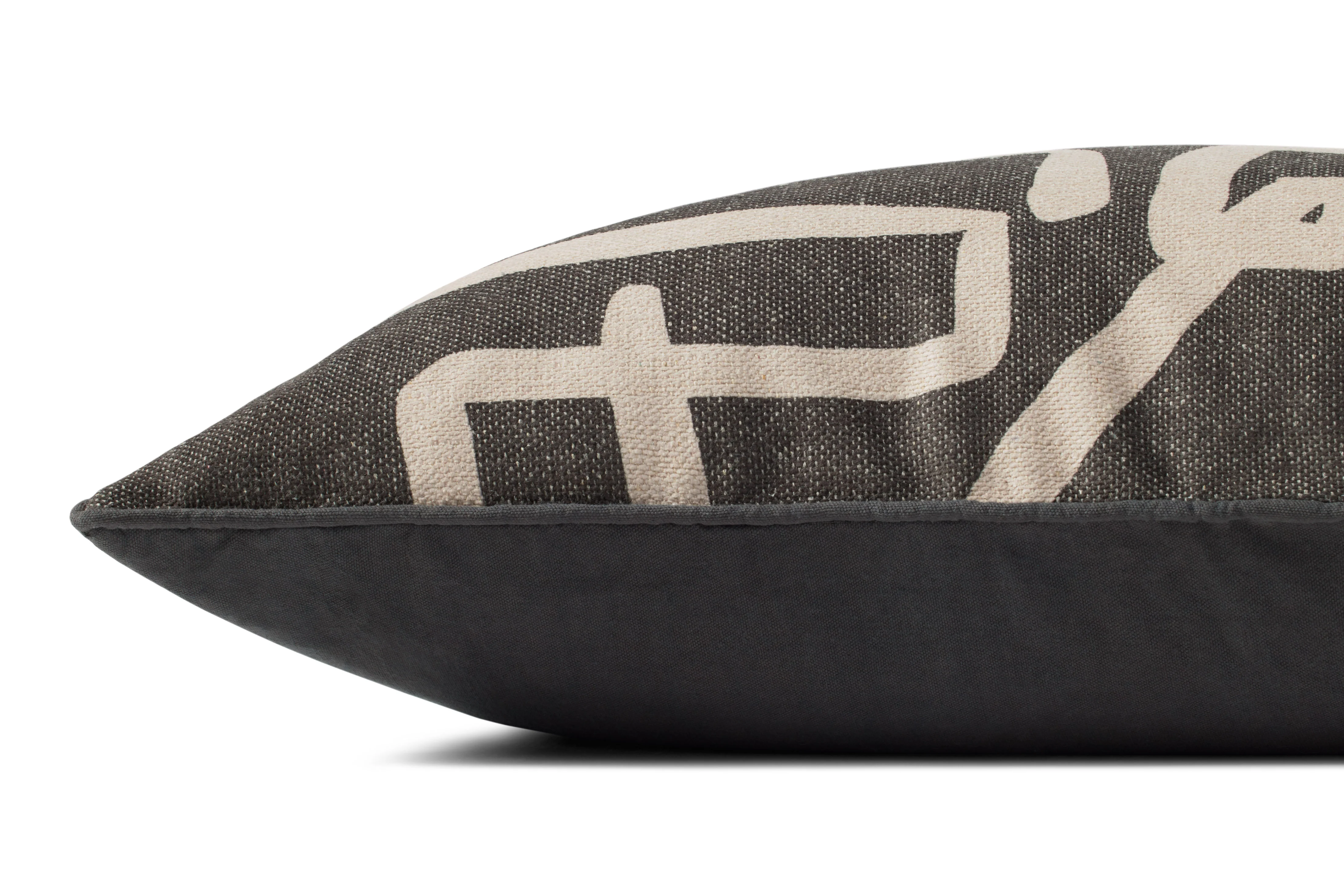 Charcoal / Natural Pillow (PBR0010) - Image 5