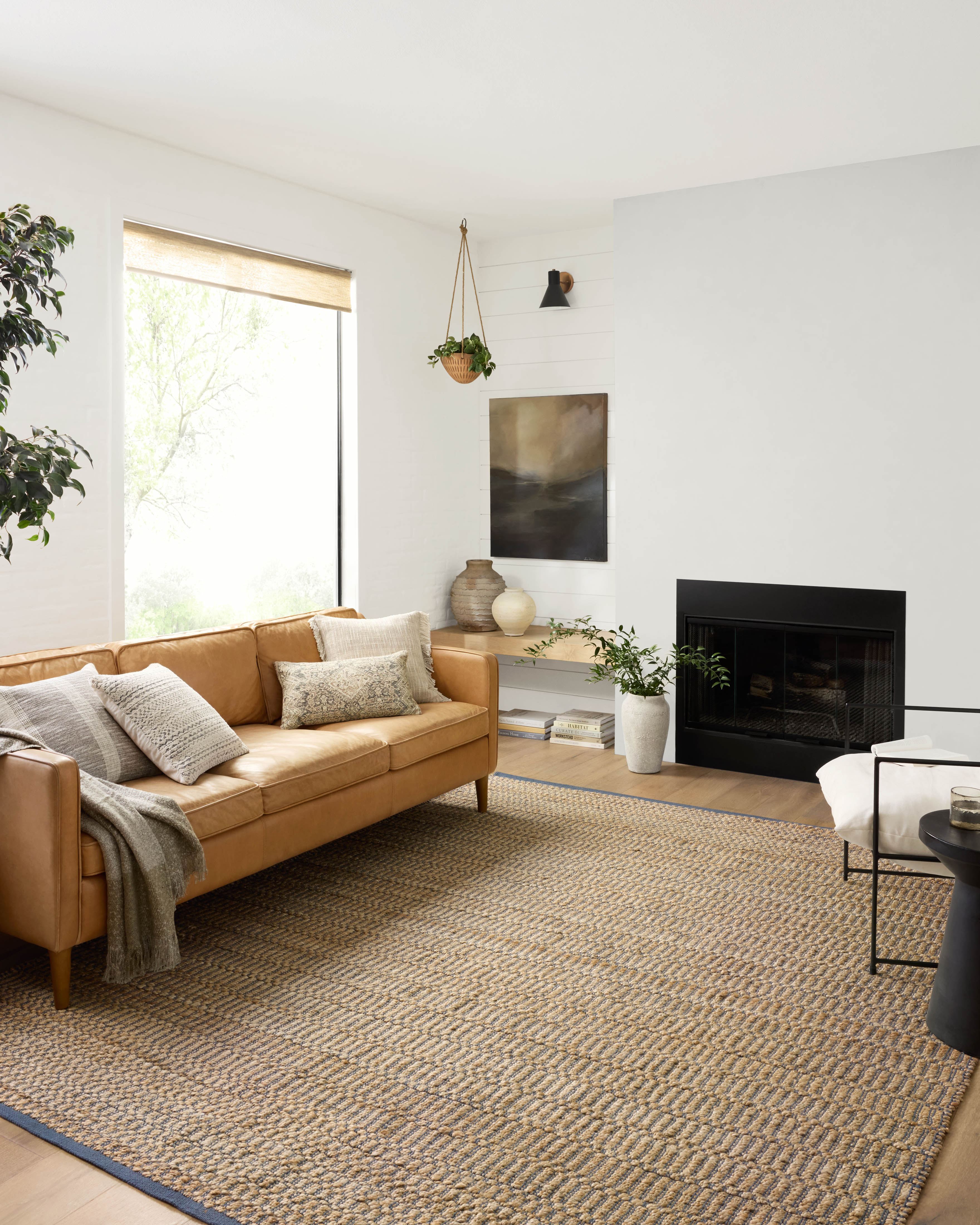 Colton Natural / Navy Rug (CON-05) - Image 2