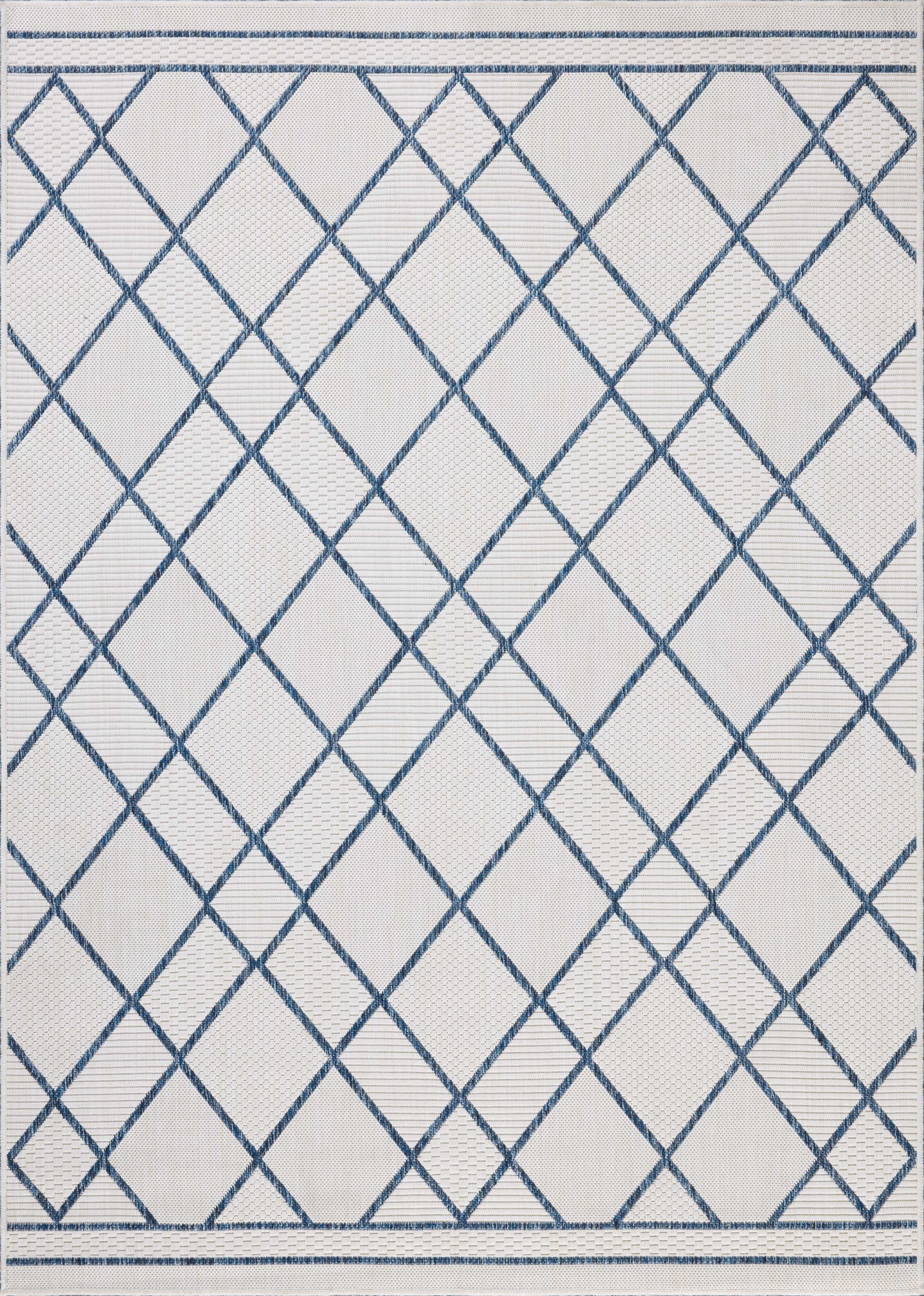 Easton Ivory / Denim Rug (ESN-08)