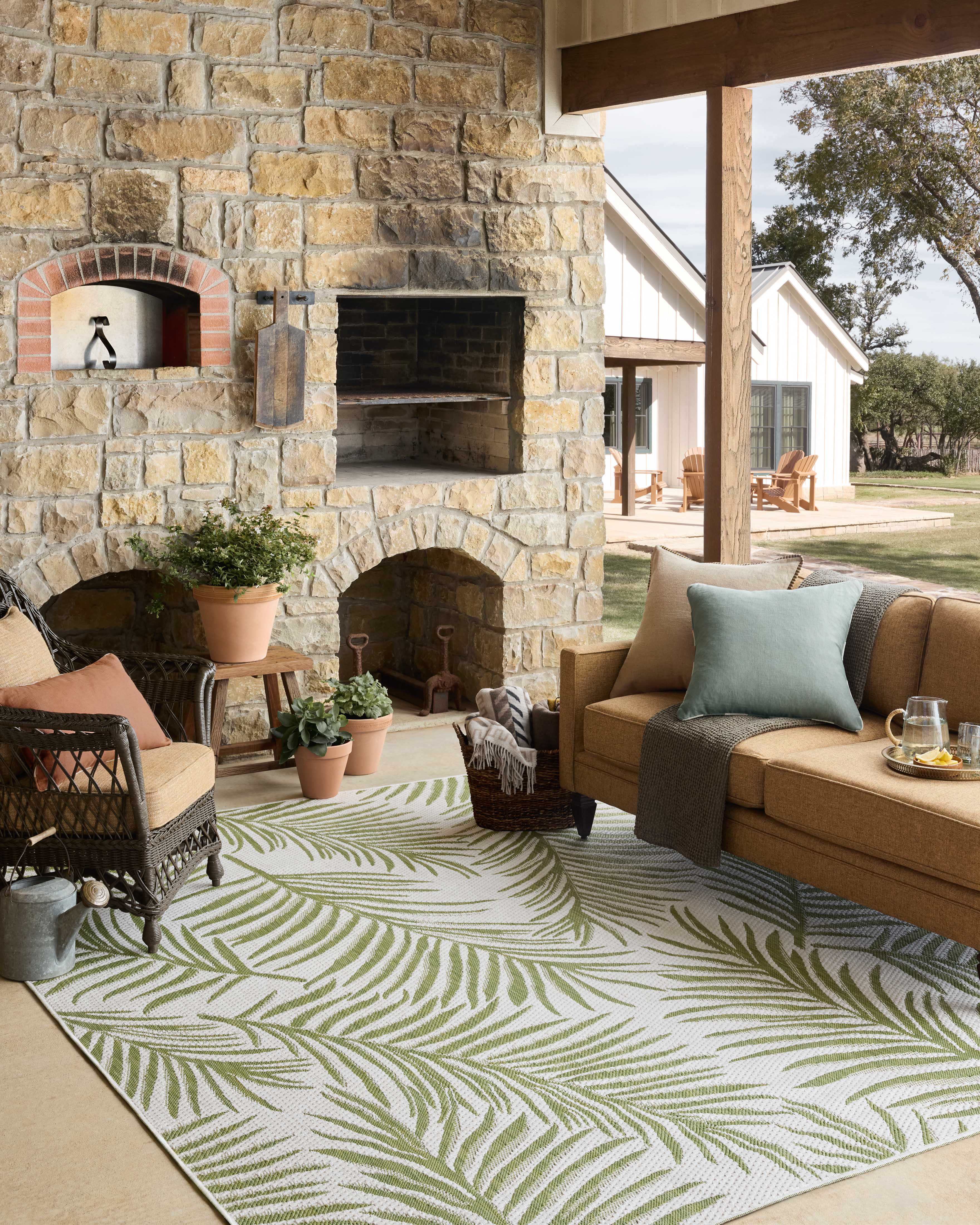 Easton Ivory / Green Rug (ESN-06) - Image 3