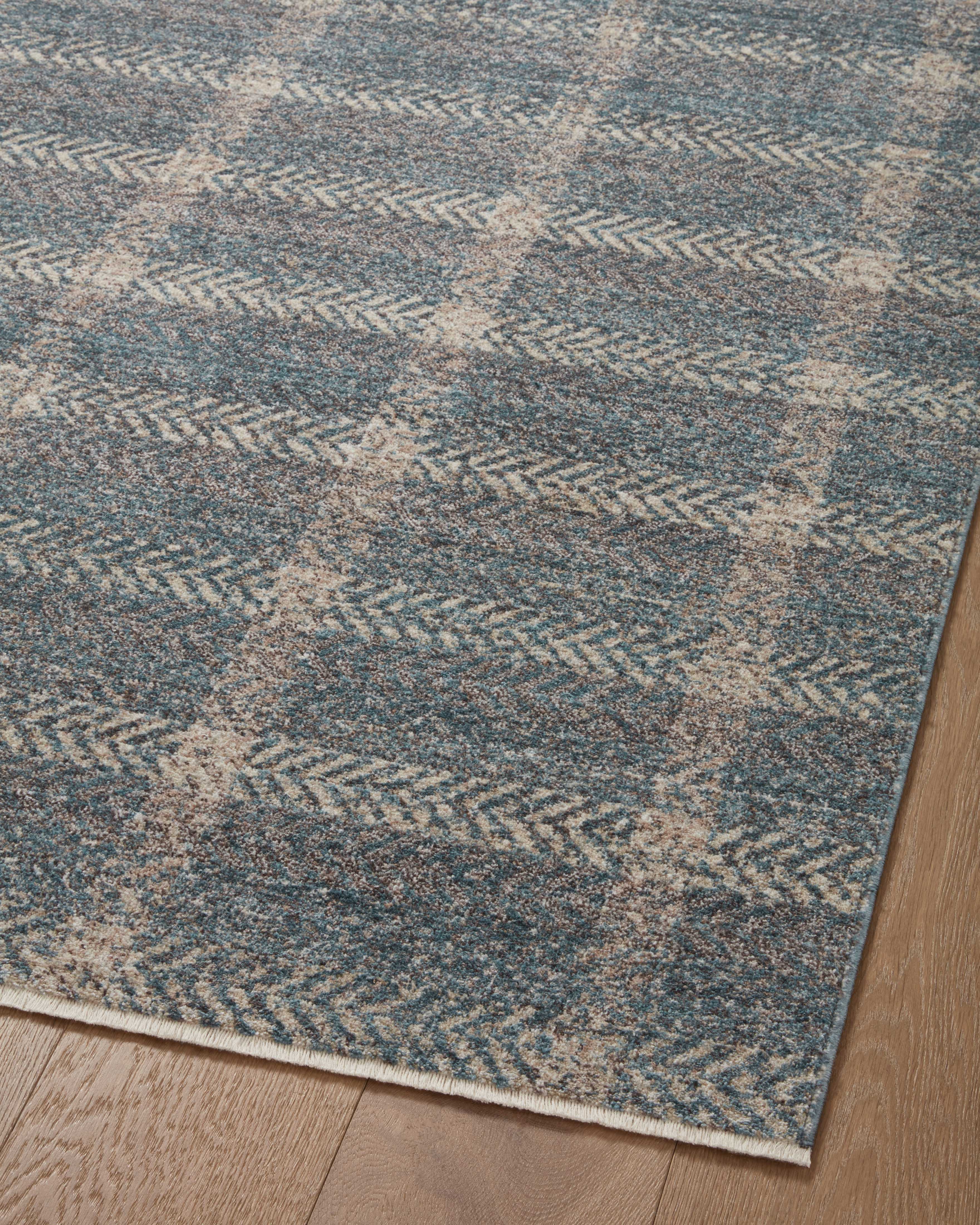 Ember Blue / Beige Rug (EMB-03) - Image 7