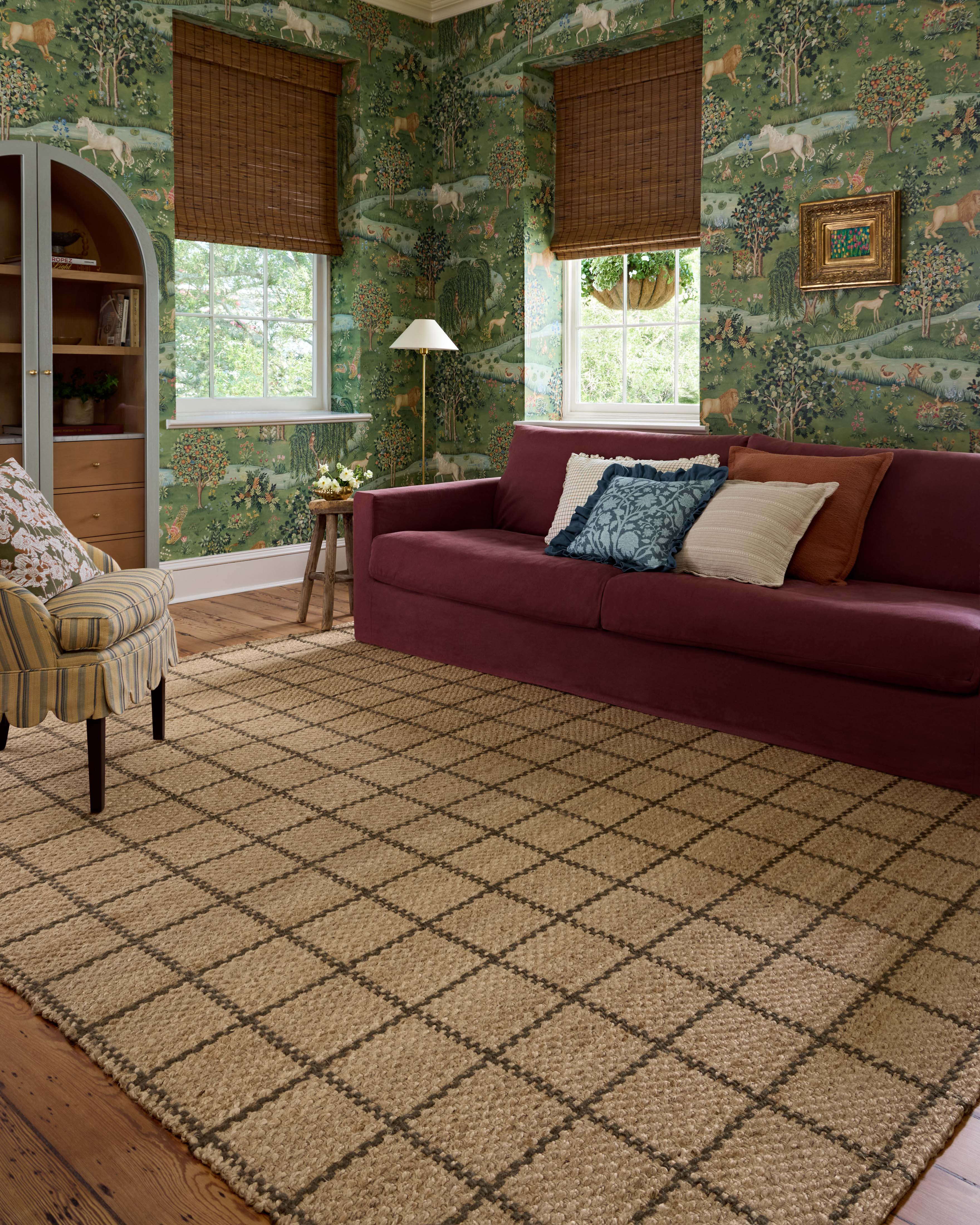 Fletcher Natural / Olive Rug (FLE-01) - Image 2