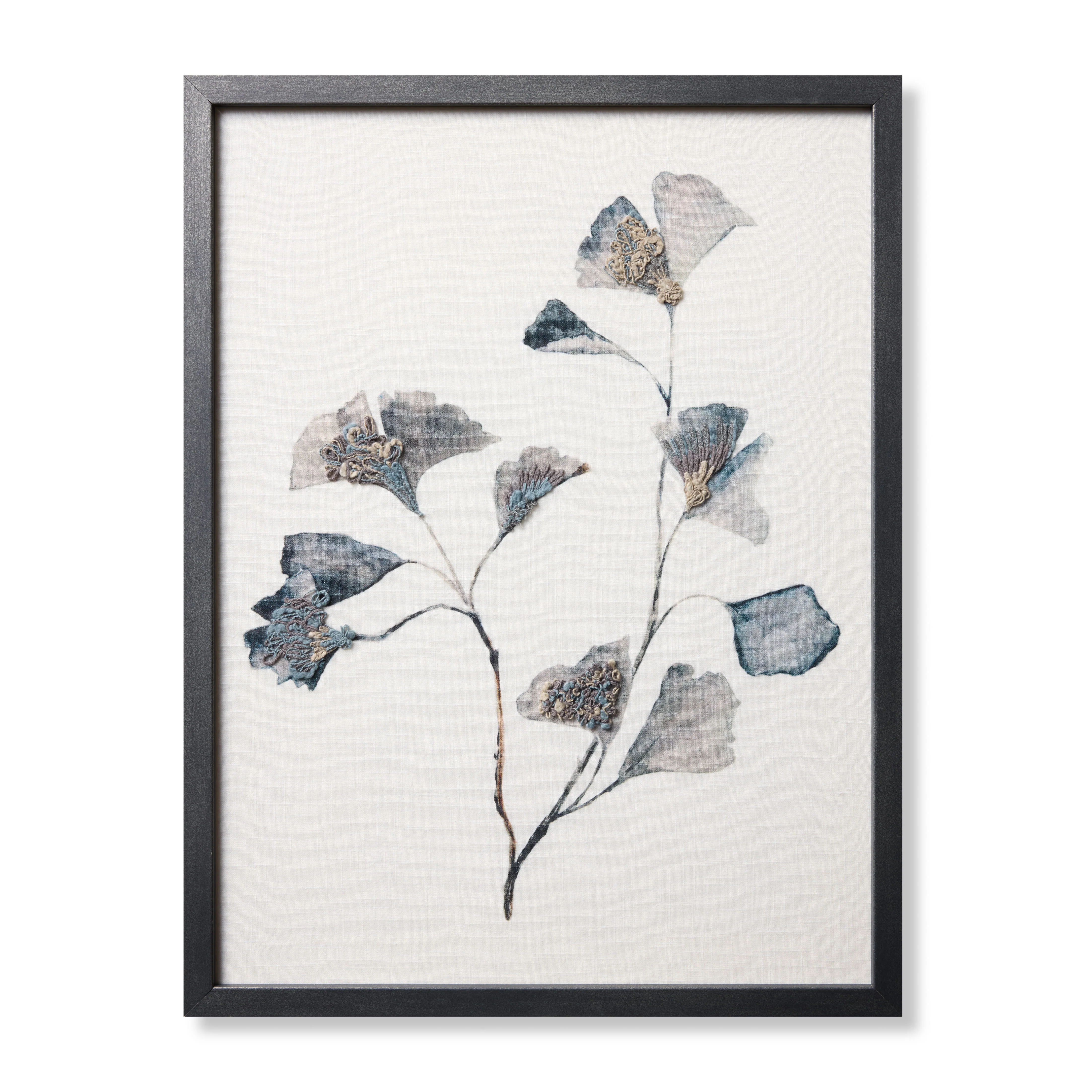 Ginkgo's Grace Dk. Grey Wall Art (GINKG)