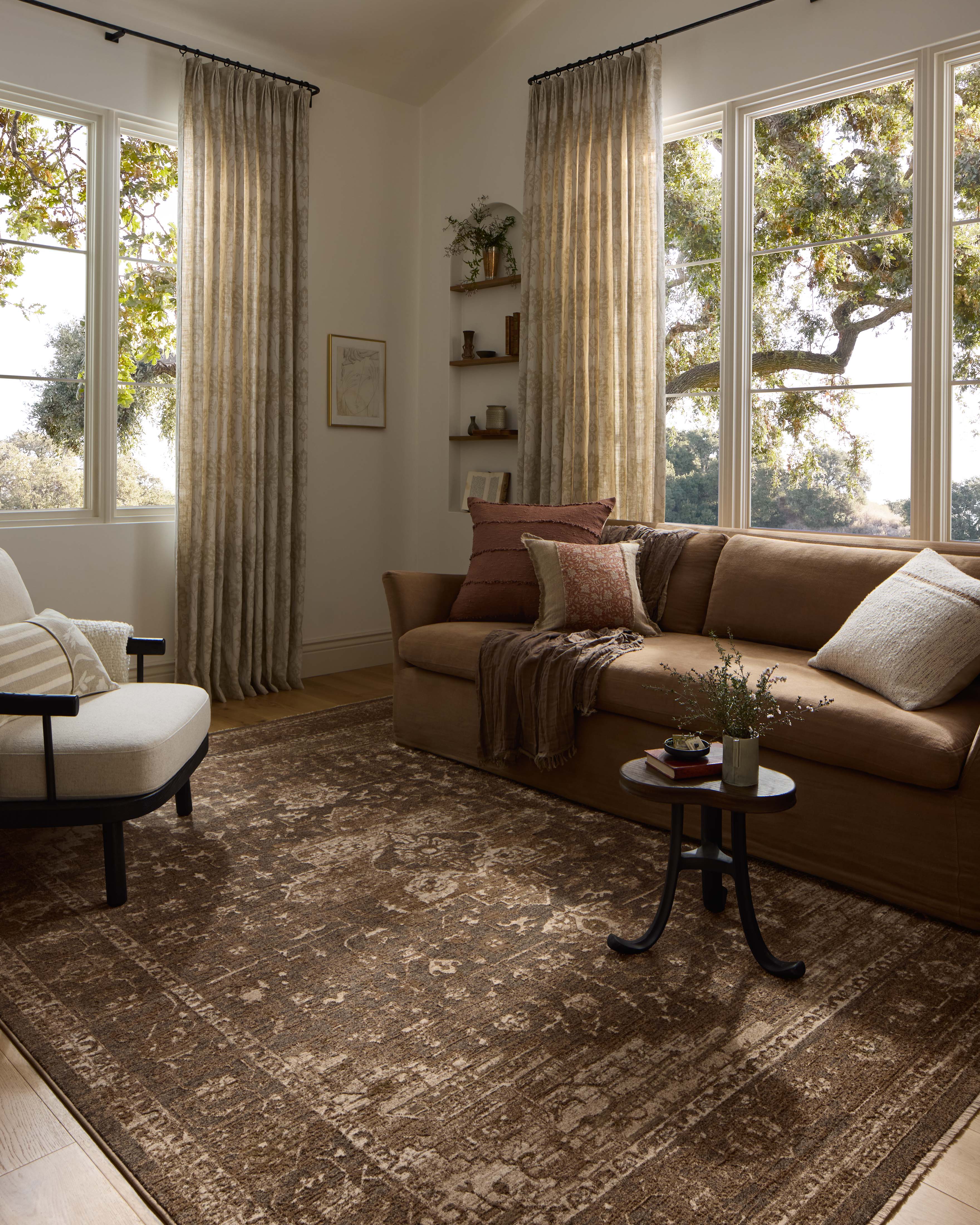 Haywood Charcoal / Mocha Rug (HYD-03) - Image 2