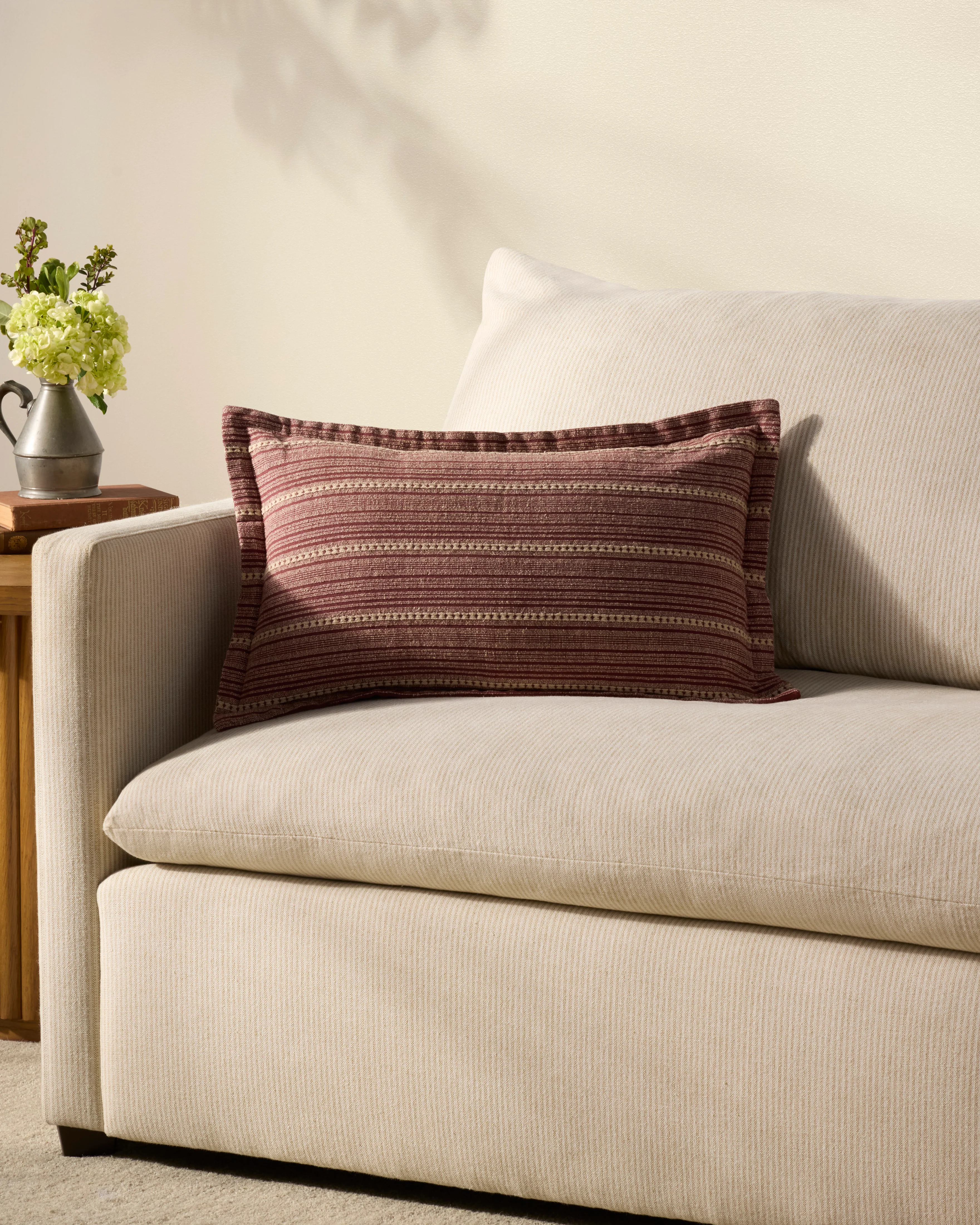 Howie Wine / Natural Pillow (PCJ0023) - Image 2