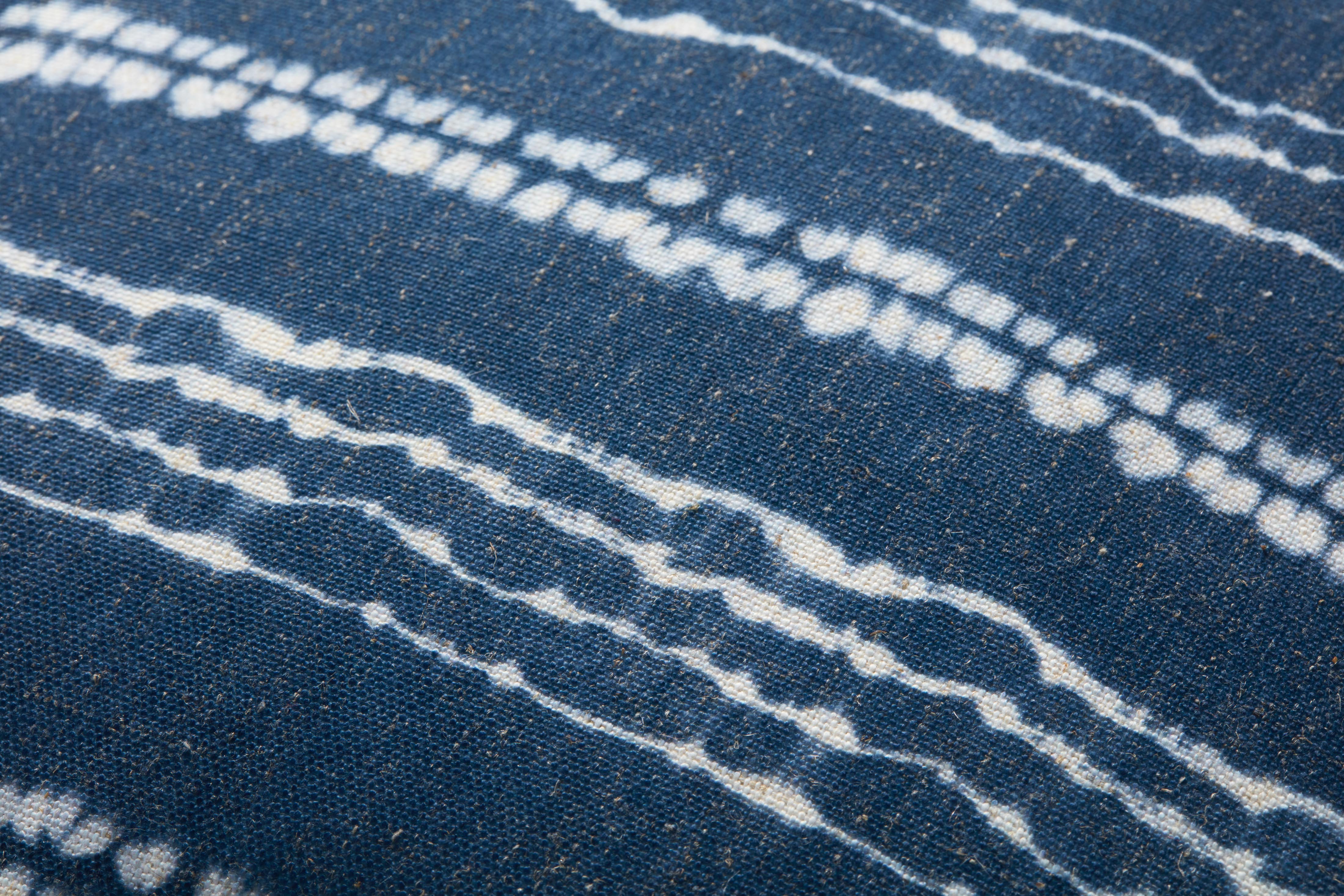 Indigo / Ivory Pouf (PF0007) - Image 3