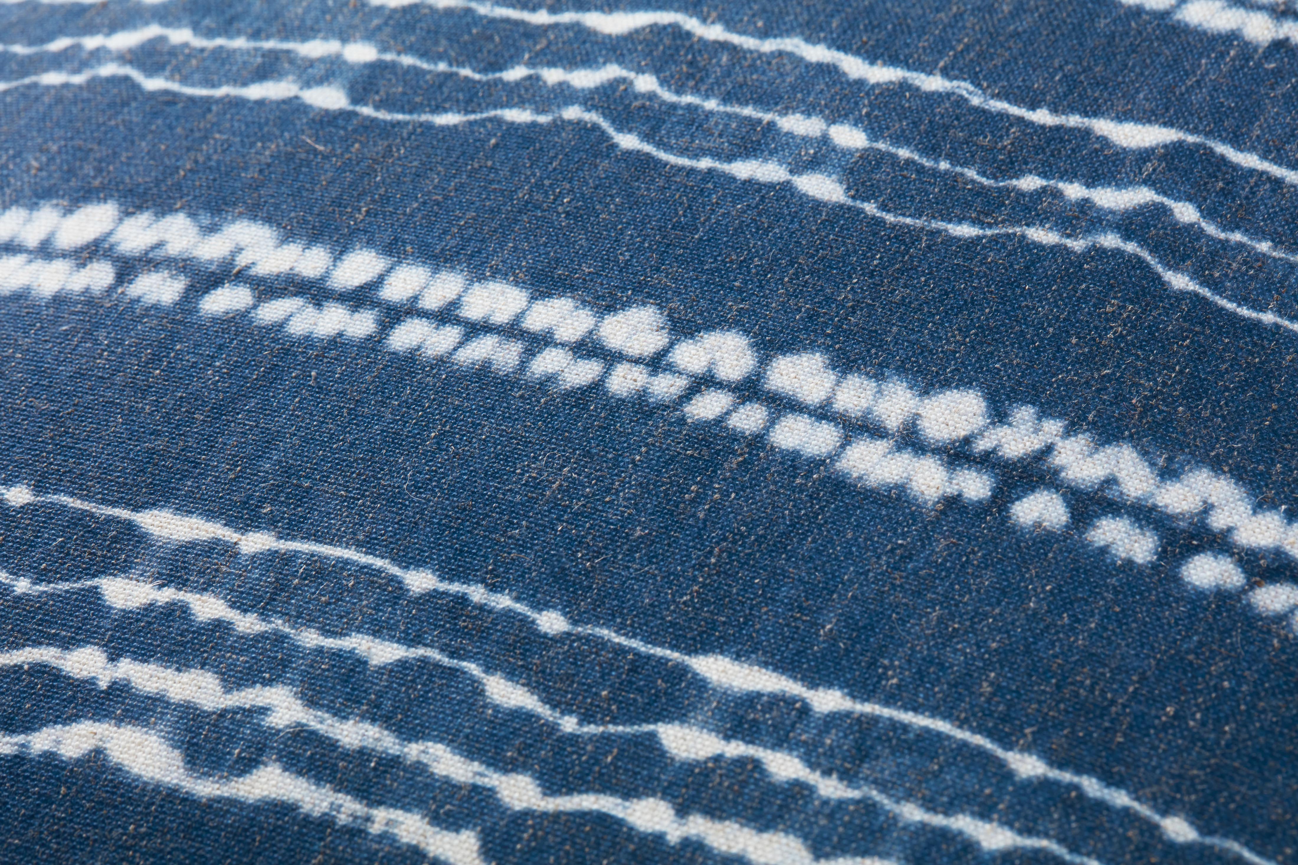 Indigo / Ivory Pouf (PF0008) - Image 3
