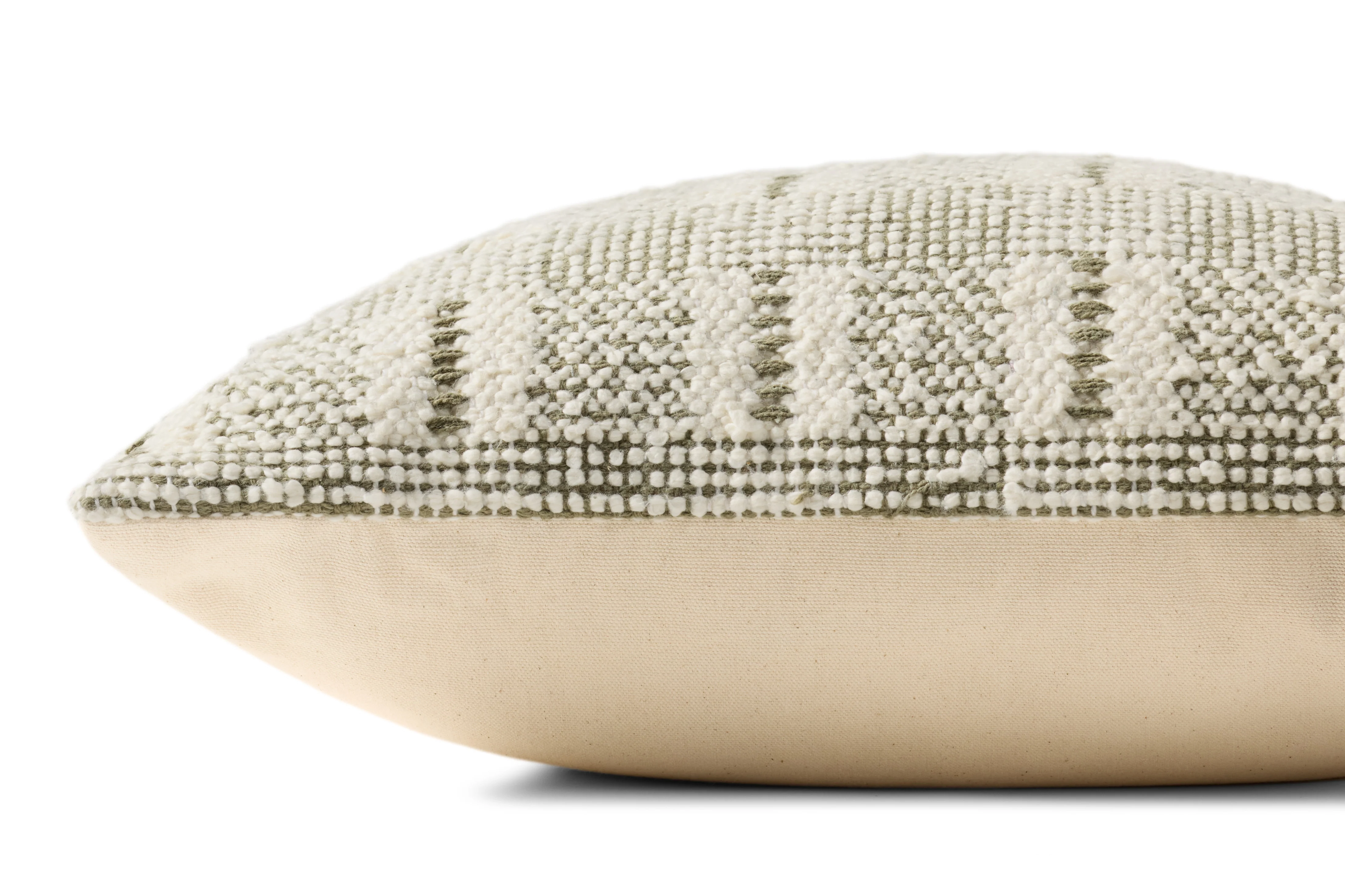 Ivory / Green Pillow (PLL0185) - Image 2