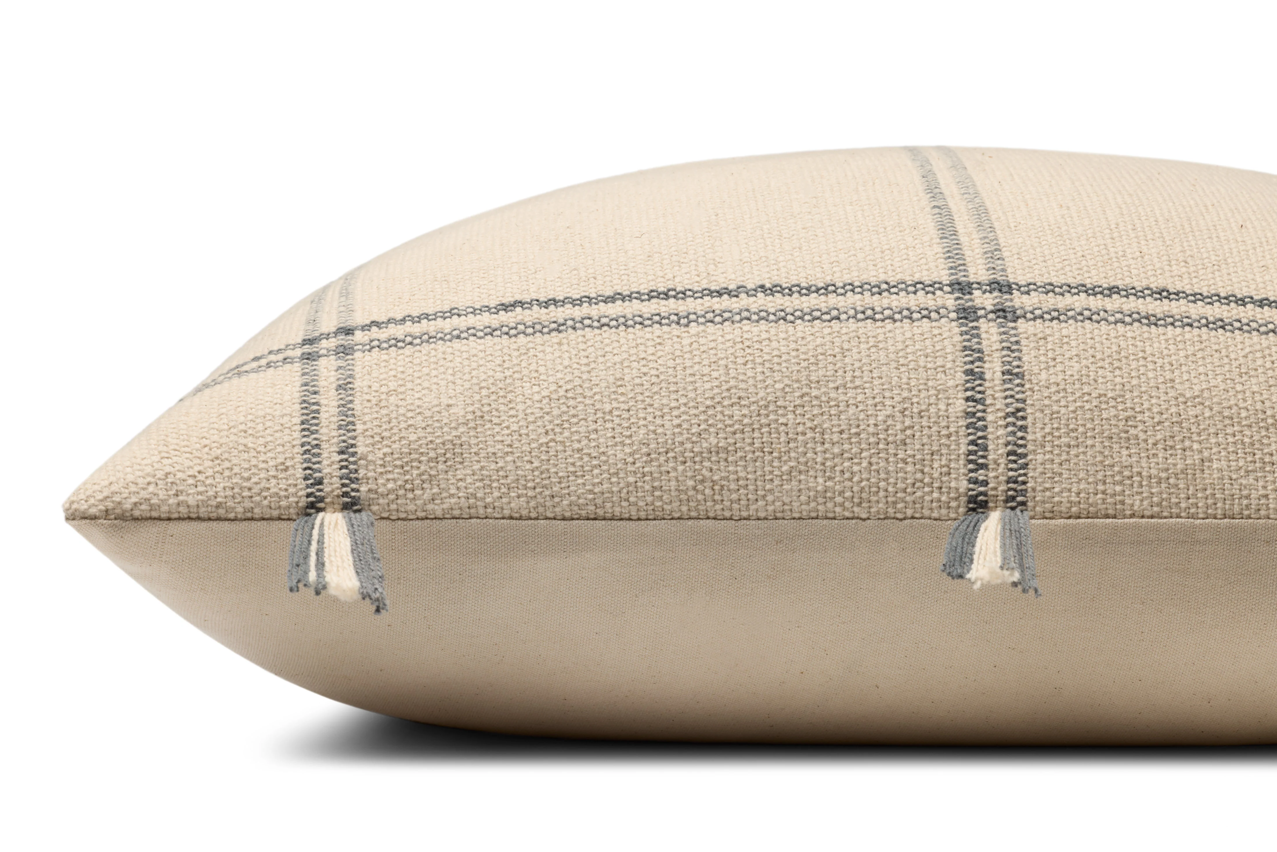 Lainey Natural / Blue Pillow (PAL0060) - Image 2
